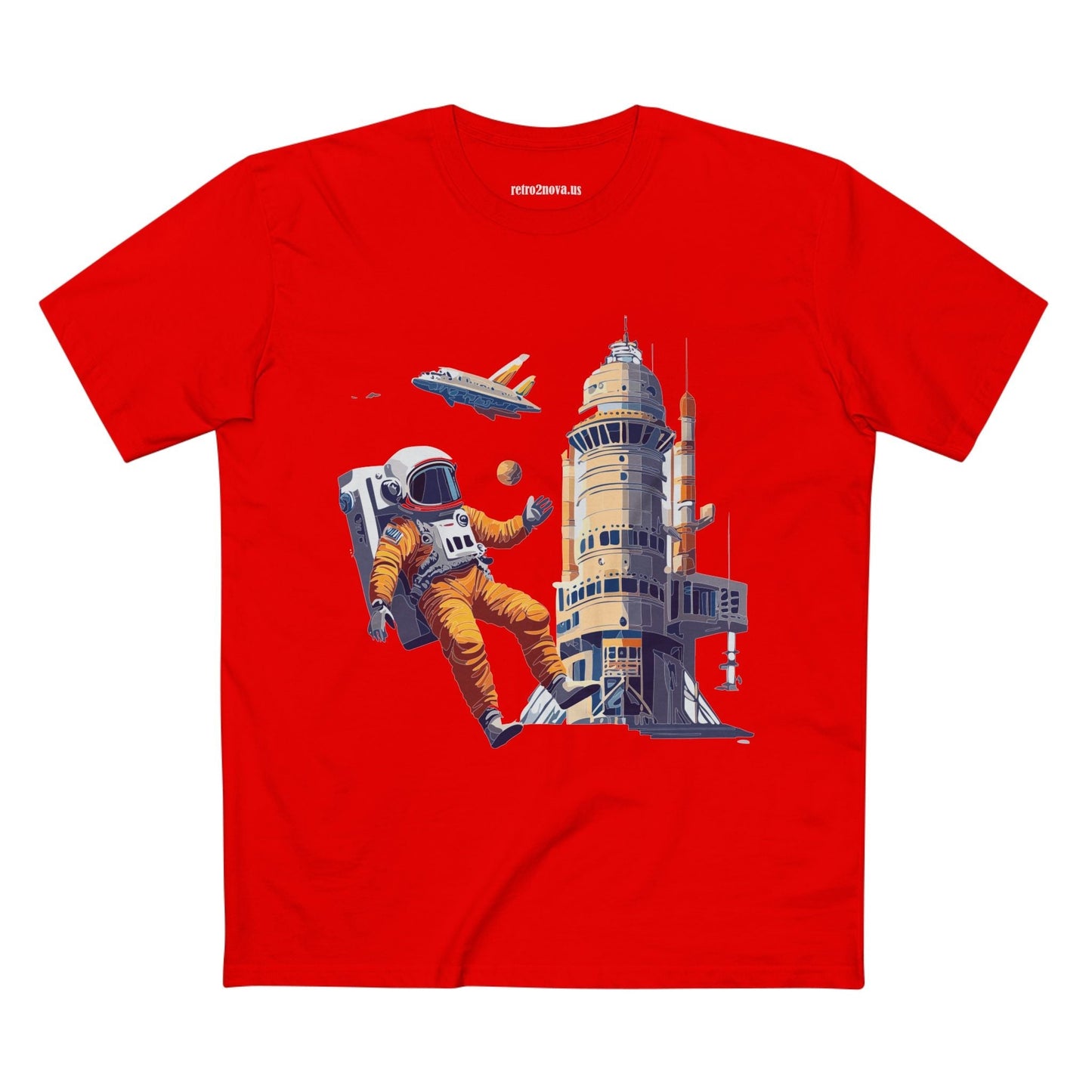 Cosmos Shirt Astronaut Design Unisex Premium Cotton Tee CS 32 Art Collection Original Art Design