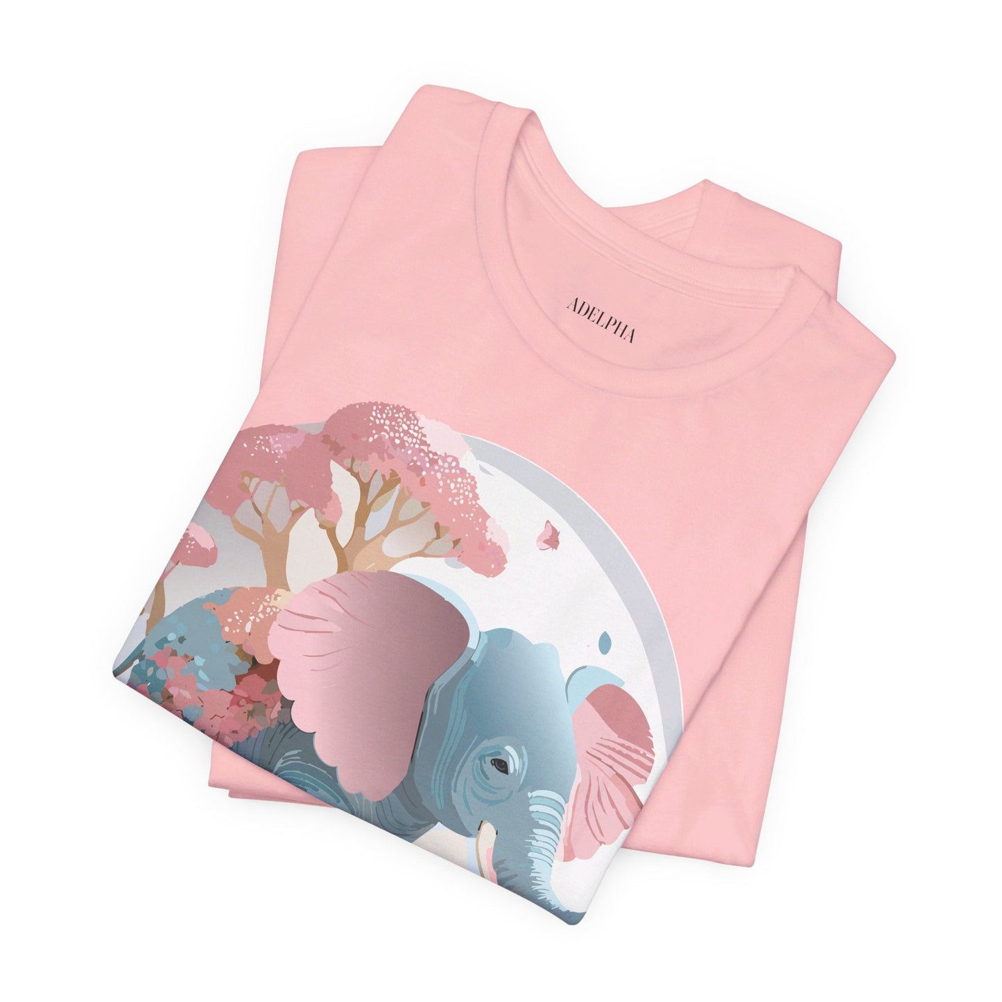 Elephant Graphic T Shirt Unisex By Adelpha Vintage Inspired Art Design Tee Premium Quality Cotton