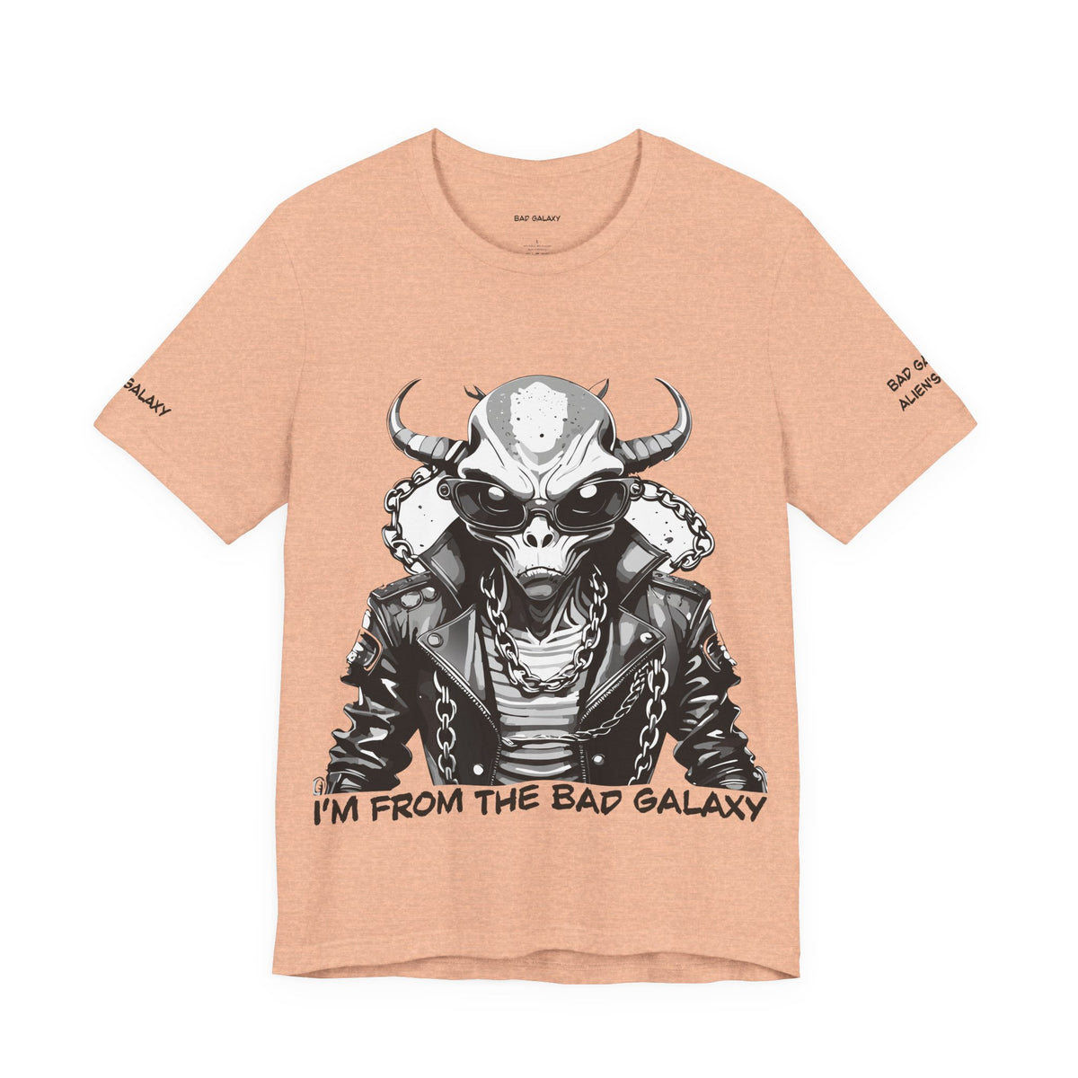 Alien Graphic Unisex Cotton Bella+Canvas Tee with Art Design b62