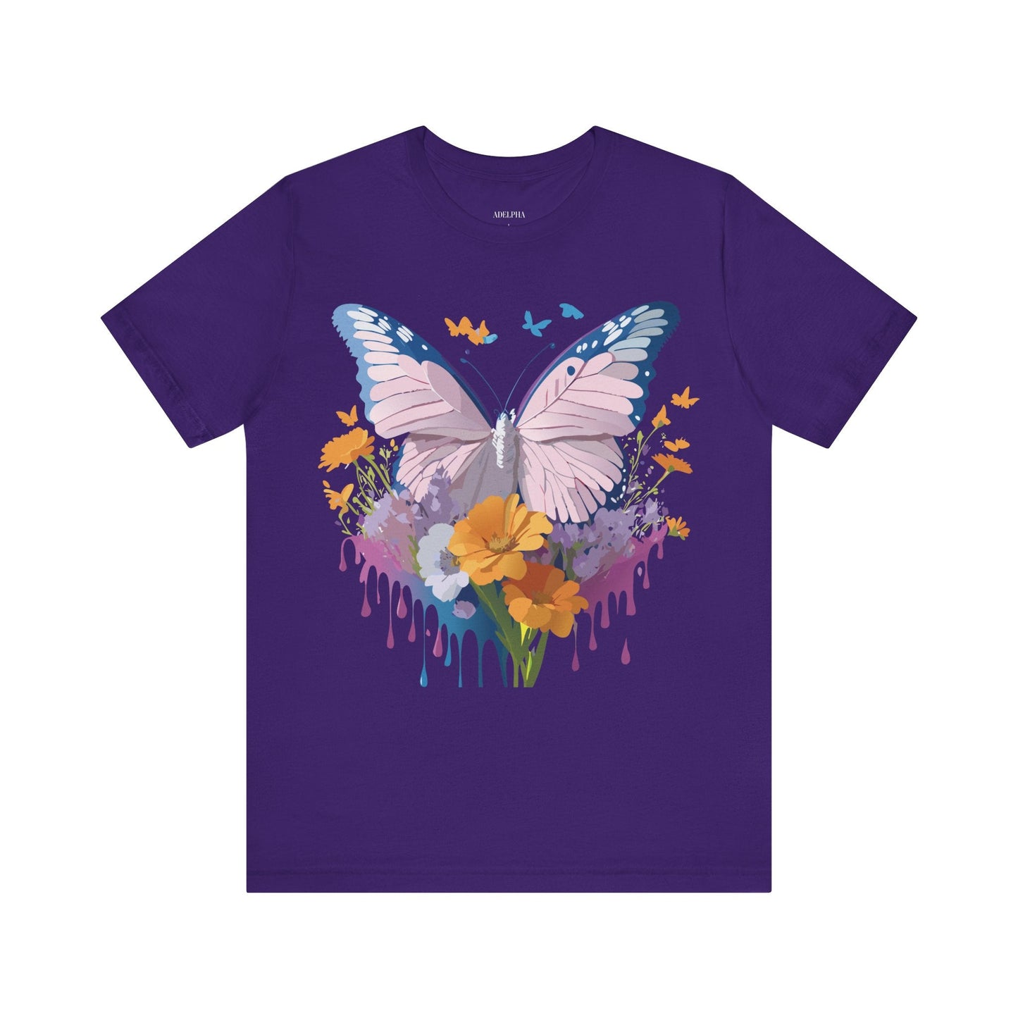 Butterfly Graphic Tee Unisex Jersey Short Sleeve Adelpha Art Design