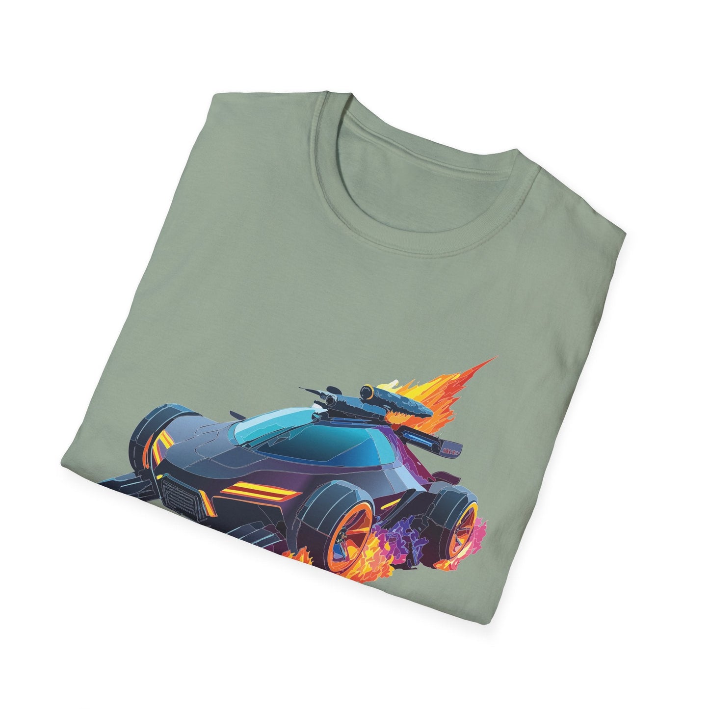 Unisex Car T Shirt Hot Wheels Cars Shirt 100 Percent Ring Spun Cotton Gildan Softstyle Tee