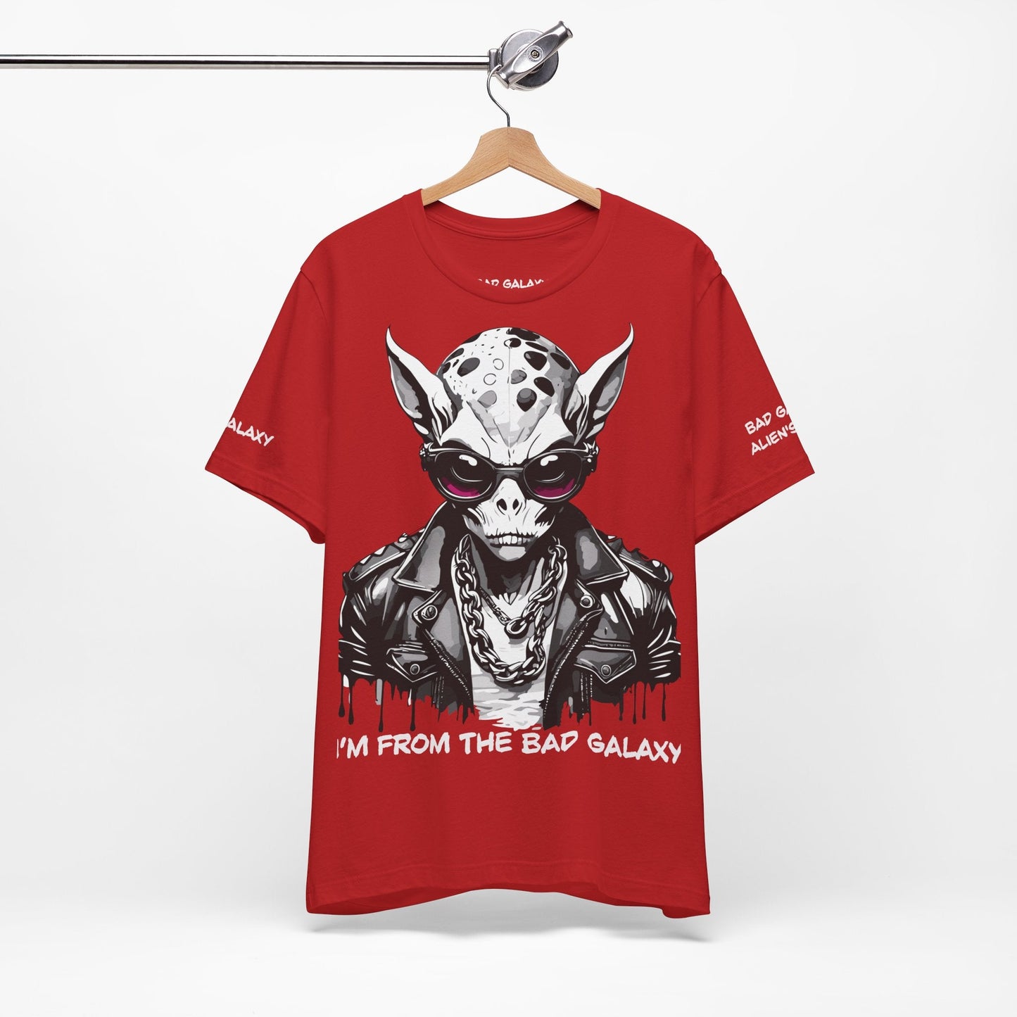Alien Tee Shirt From Bad Galaxy Made To Order 100 Percent Cotton With Eco Friendly Inks
