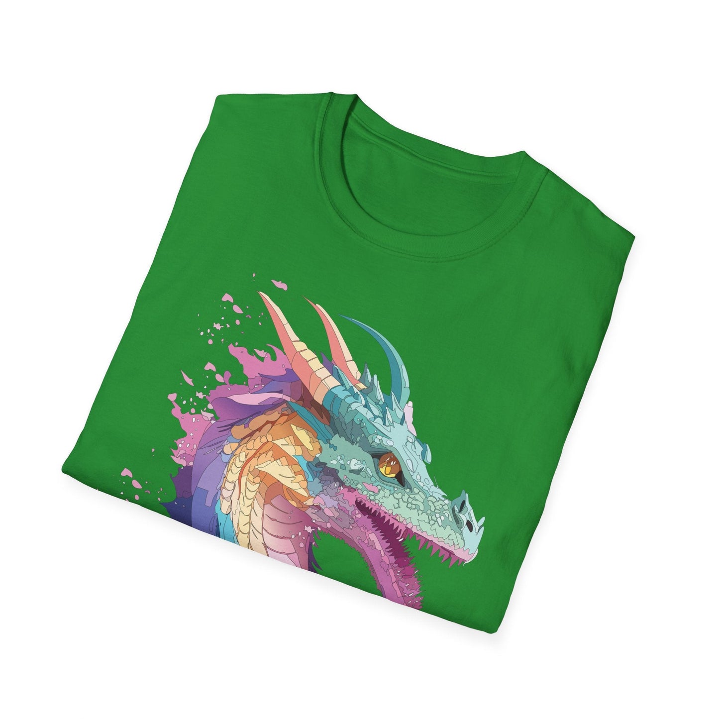 Dragon Graphic T Shirt Unisex Animal Shirt Cotton Softstyle Tee For Everyday Comfort