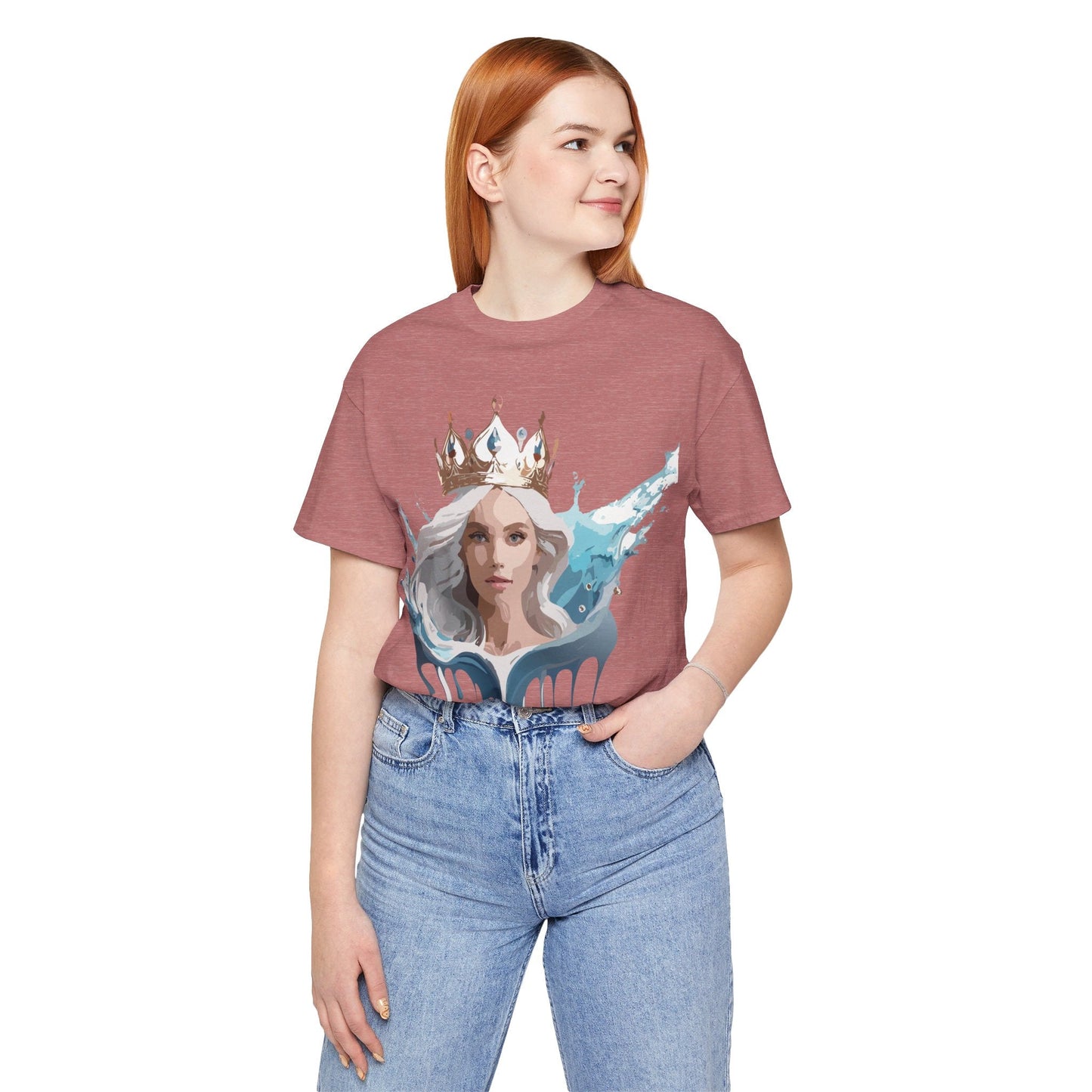 Queen Graphic T Shirt By Adelpha Unisex Jersey Short Sleeve Vintage Inspired Art Tee