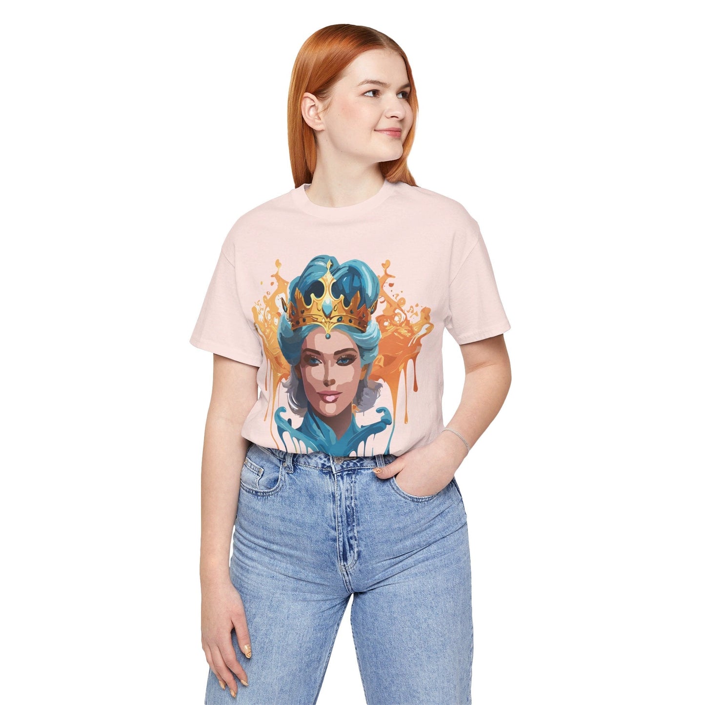 Queen Woman Portrait Graphic Unisex 100 Cotton Vintage Artwork Tee 17