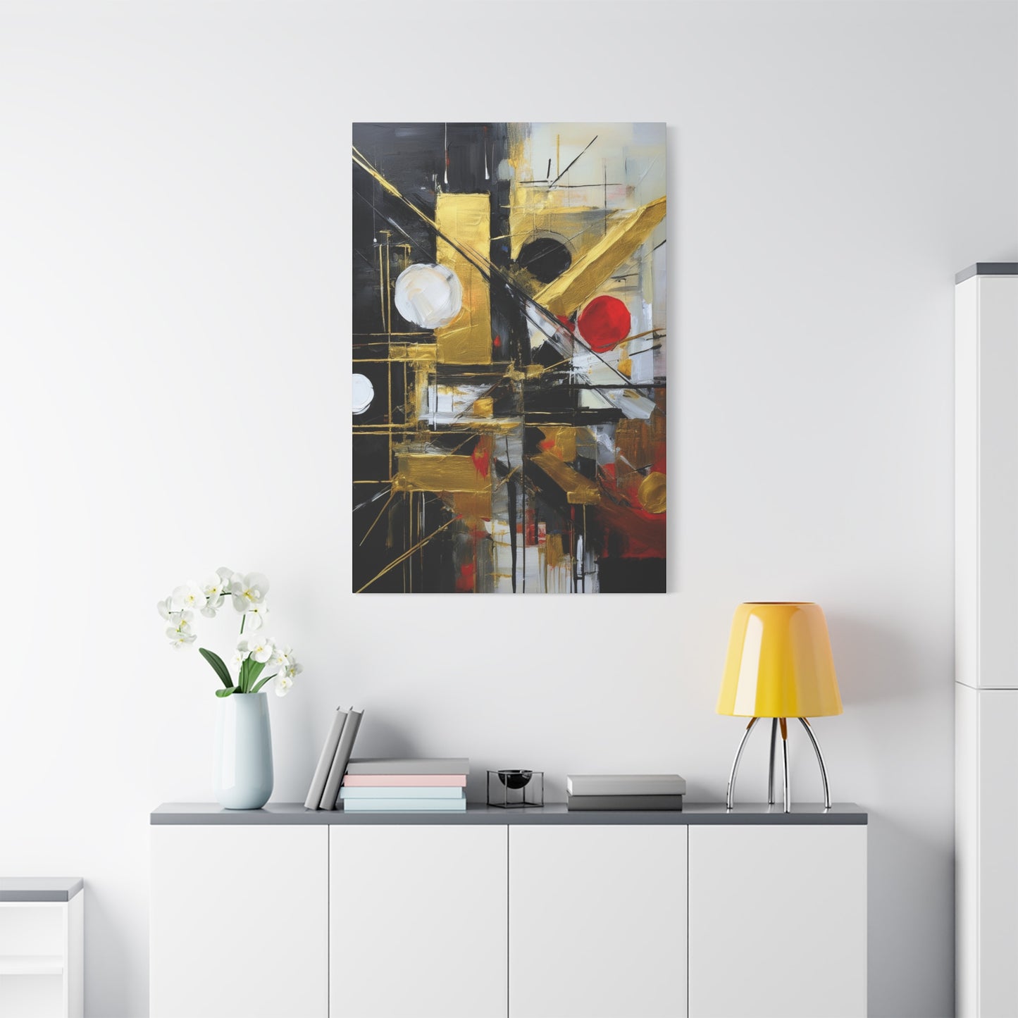 Abstract Oil Painting Print Canvas 20x24,20x30,24x30 24x32,24x36,30x40 32x48,36x48,40x60 Pine-Wood Inner Frame ABS-185