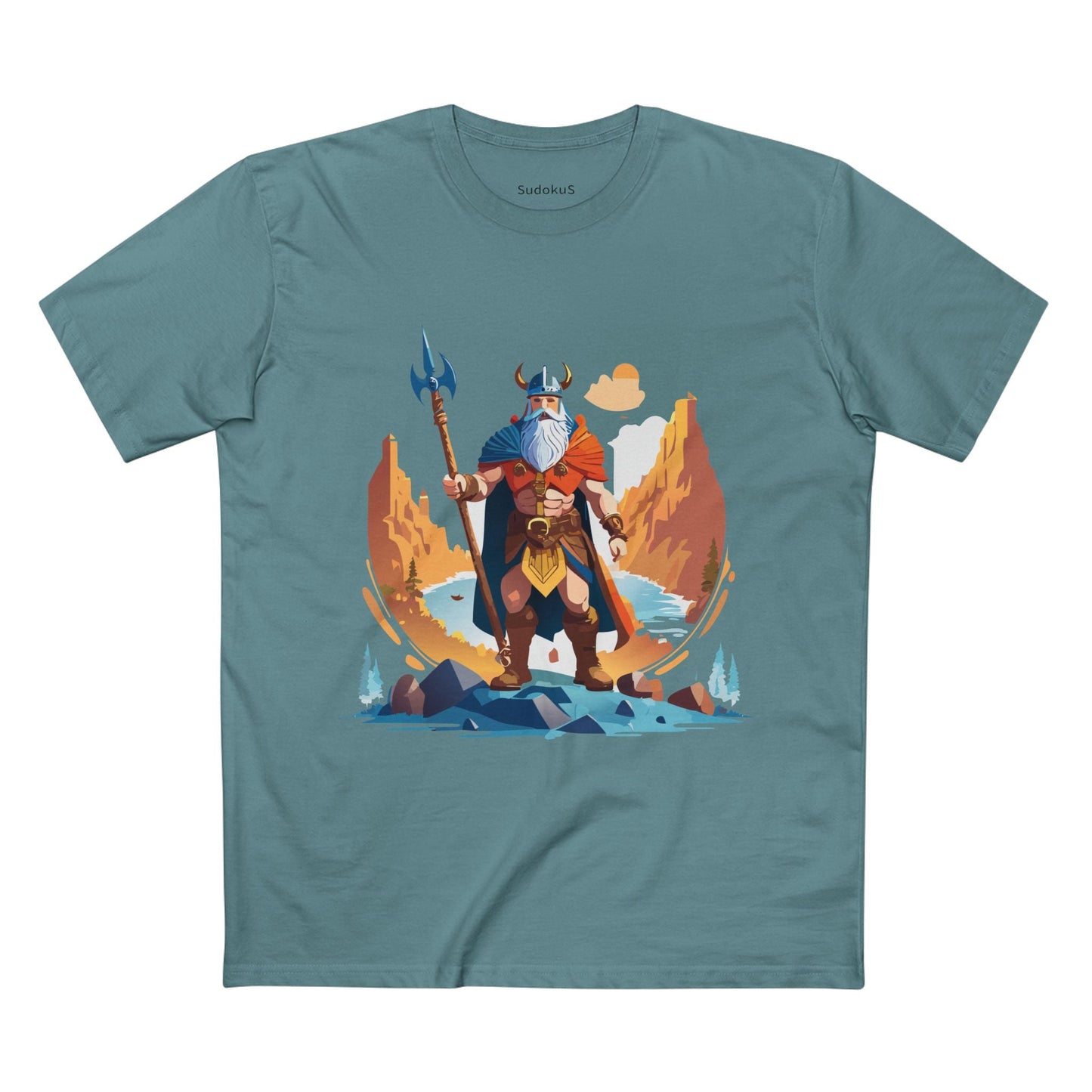 Viking Graphic Unisex 100 Cotton Staple Tee 2