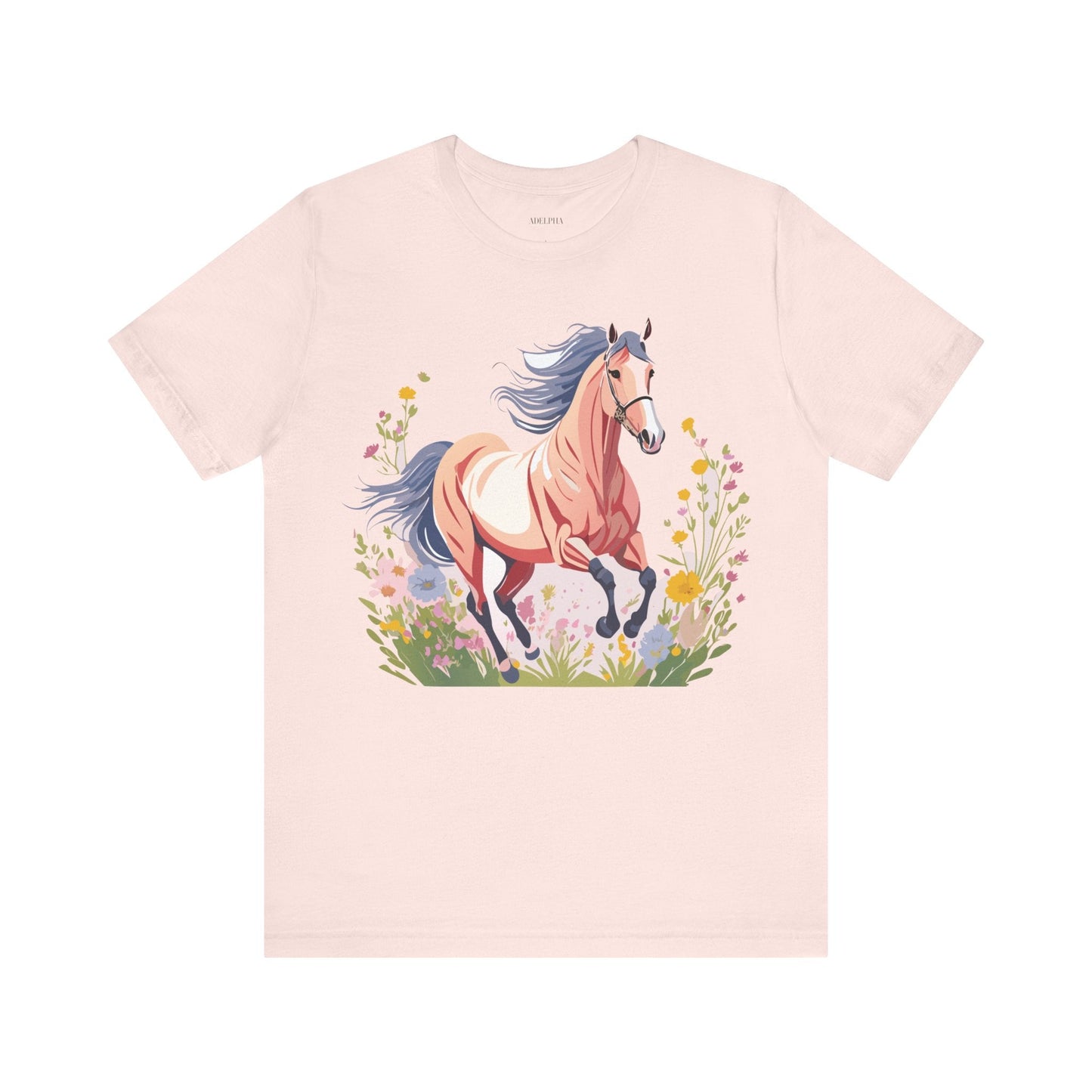 Horse Graphic Unisex 100 Cotton Vintage Animal Art T-Shirt 9