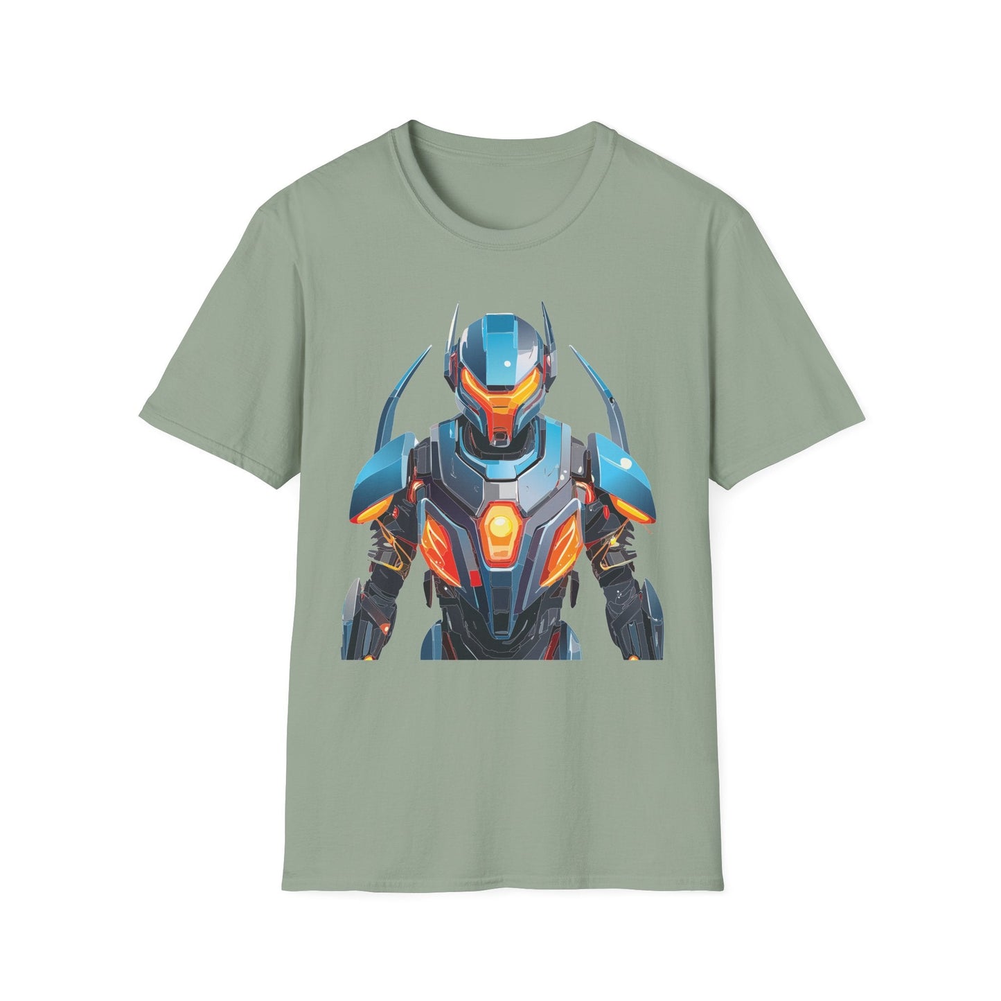 Cyborg Tee Robot Shirt Terminator Shirt Unisex Gildan Softstyle 64000 Soft Cotton Tee