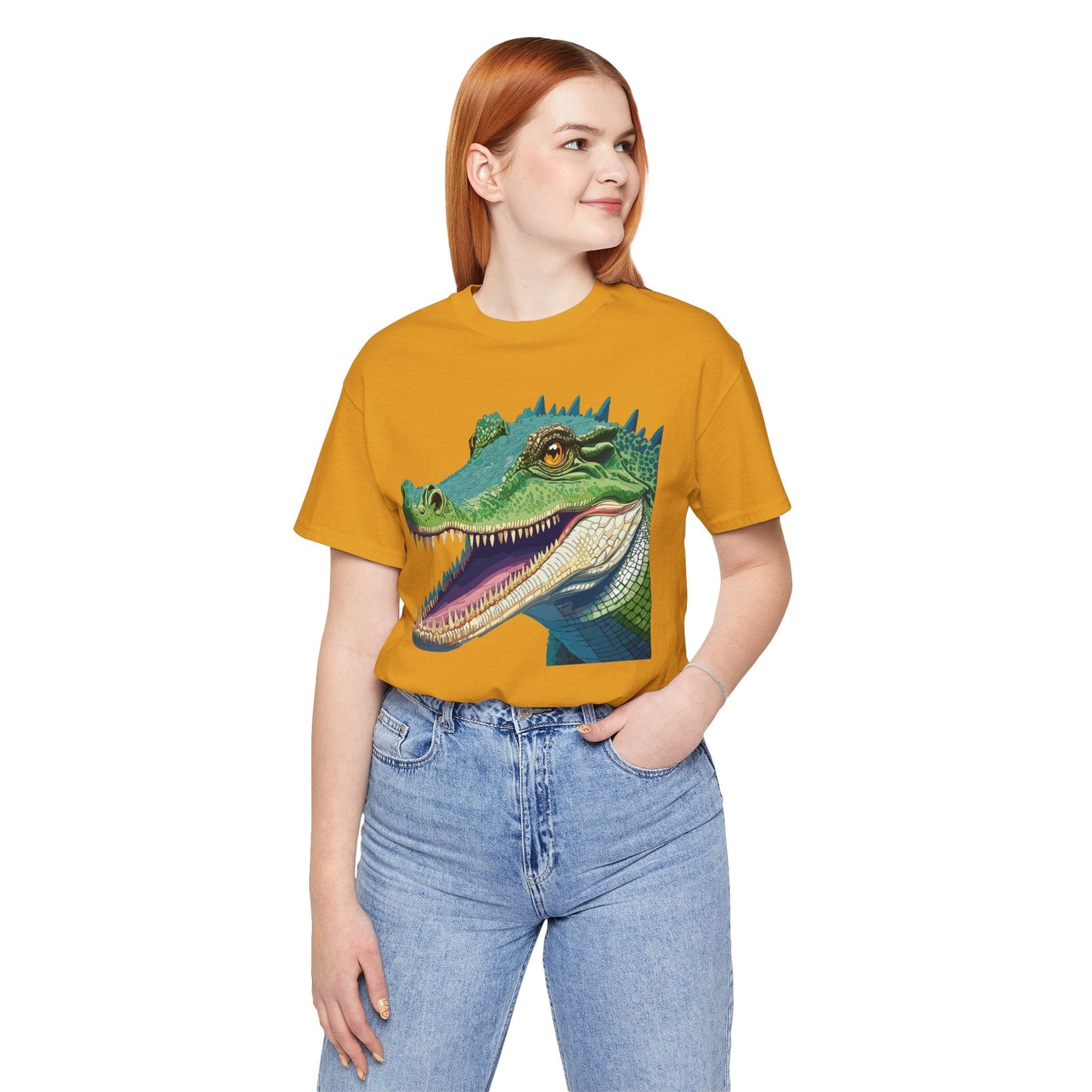Unisex Animal Tee Shirt With Animals Art Design Wild Animals Jersey Short Sleeve