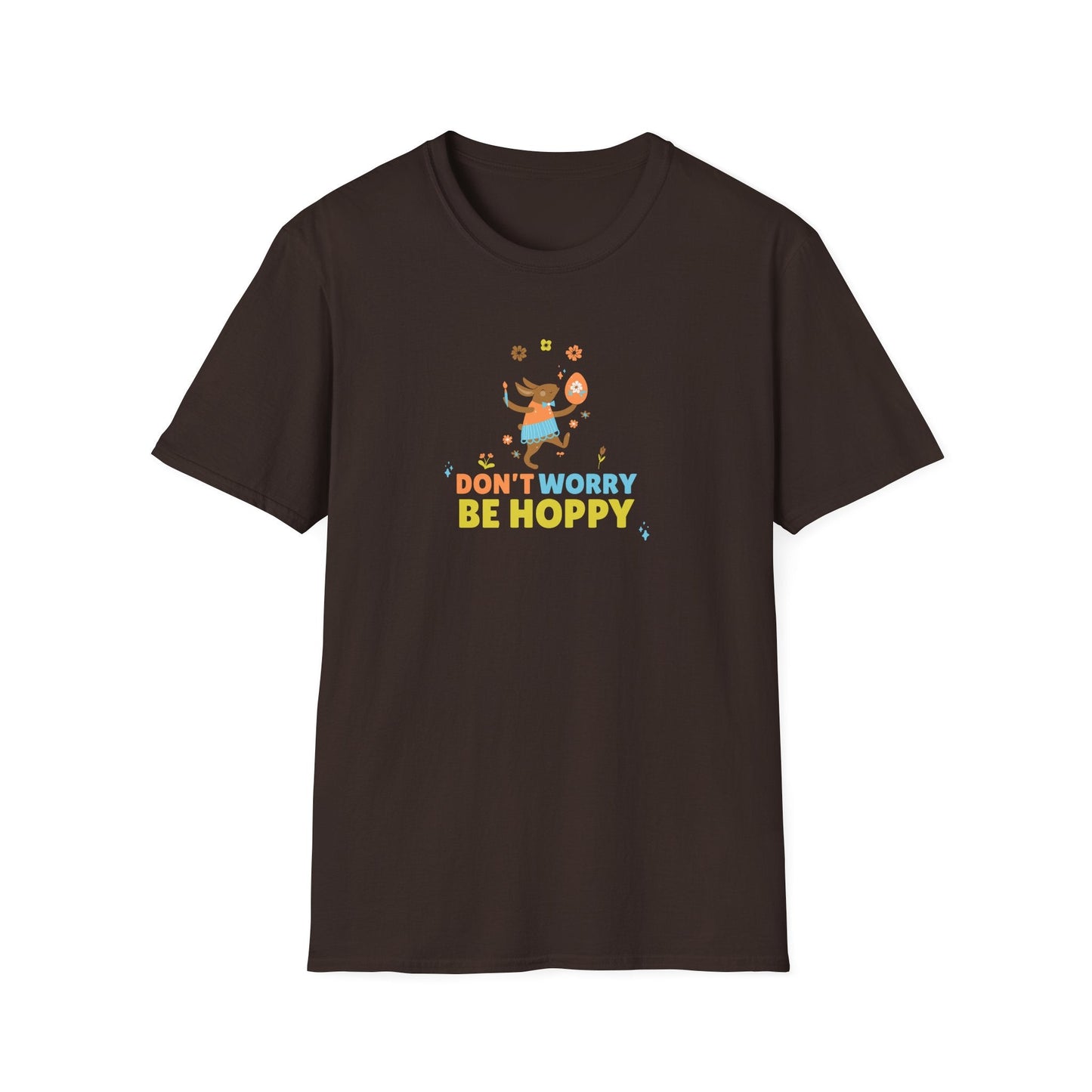 Easter Day T Shirt With Signature Art Design Unisex Softstyle Tee 64000 By Gildan