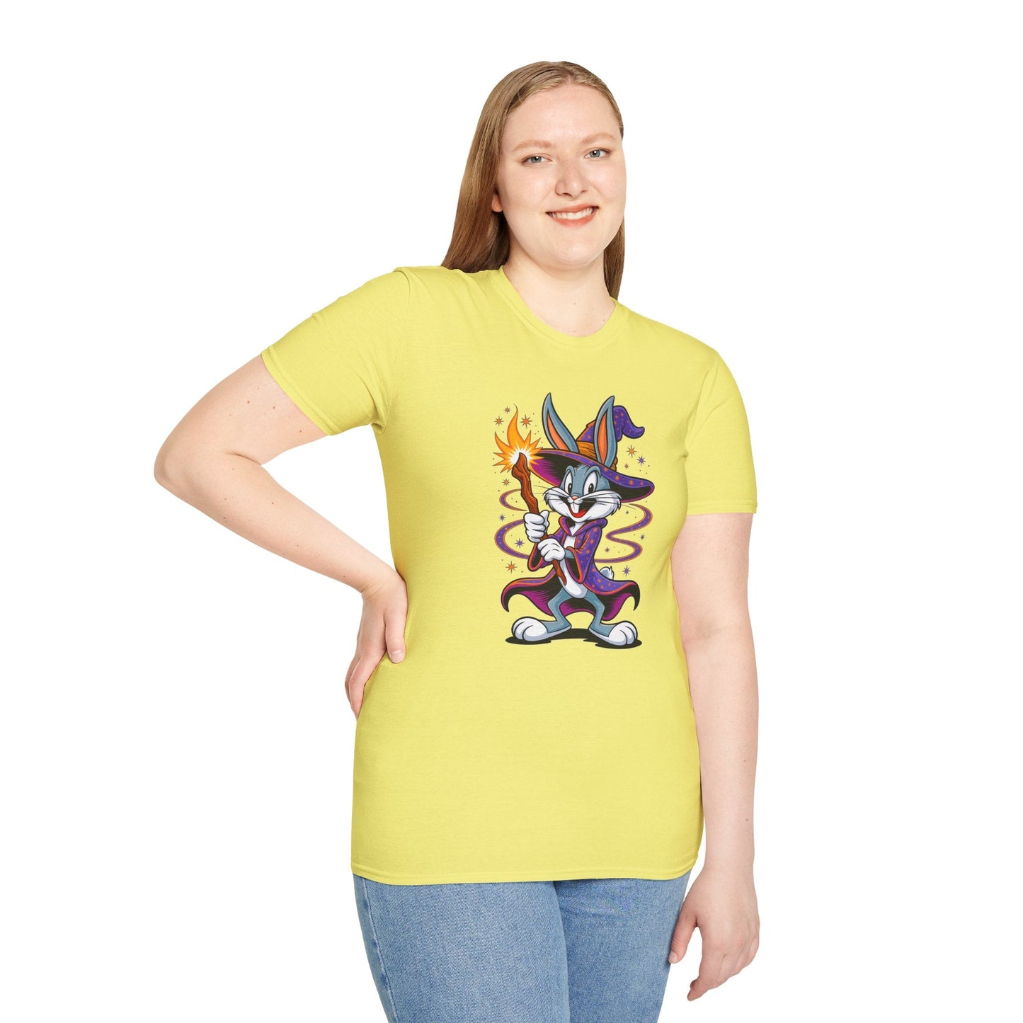 Bugs Bunny T Shirt Unisex Softstyle Gildan 64000 Cartoon Tee With Classic Design Art
