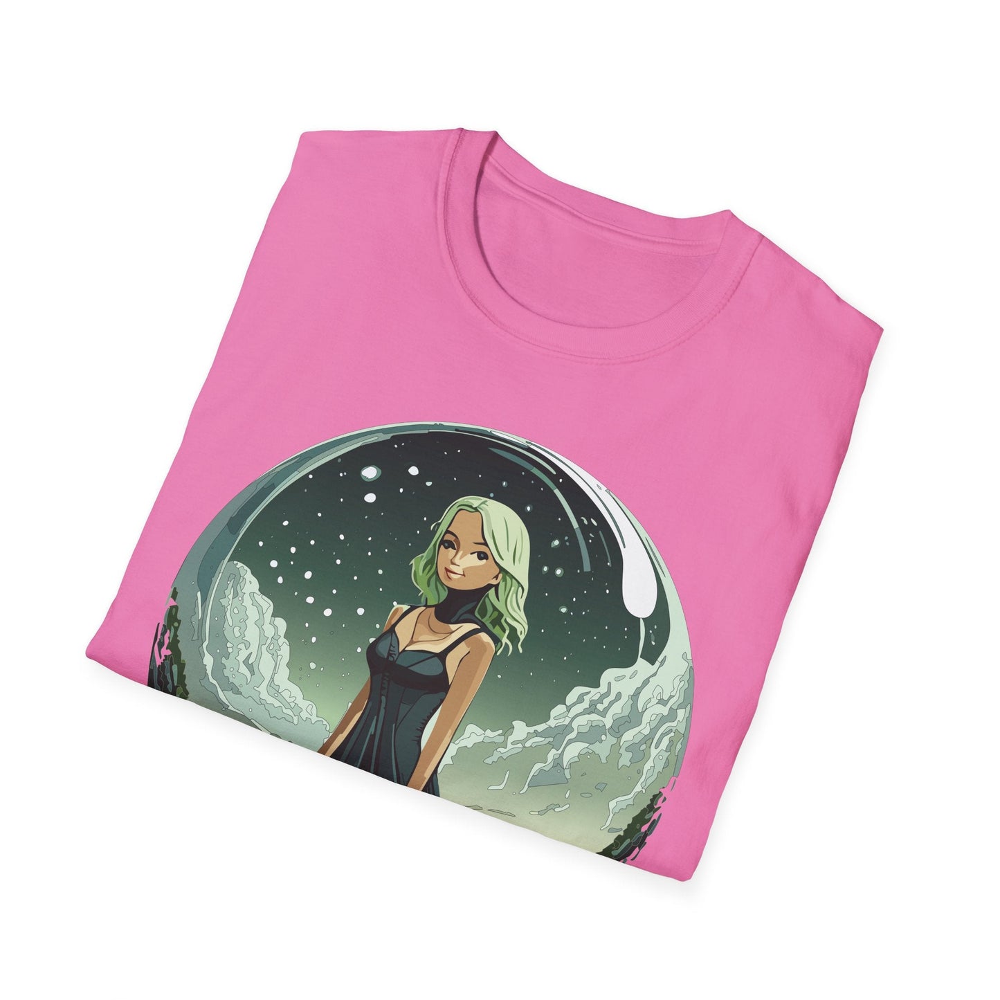 Womens Graphic T Shirt Art Design Tee Ladies Short Sleeve Softstyle 64000 Cotton Ring Spun