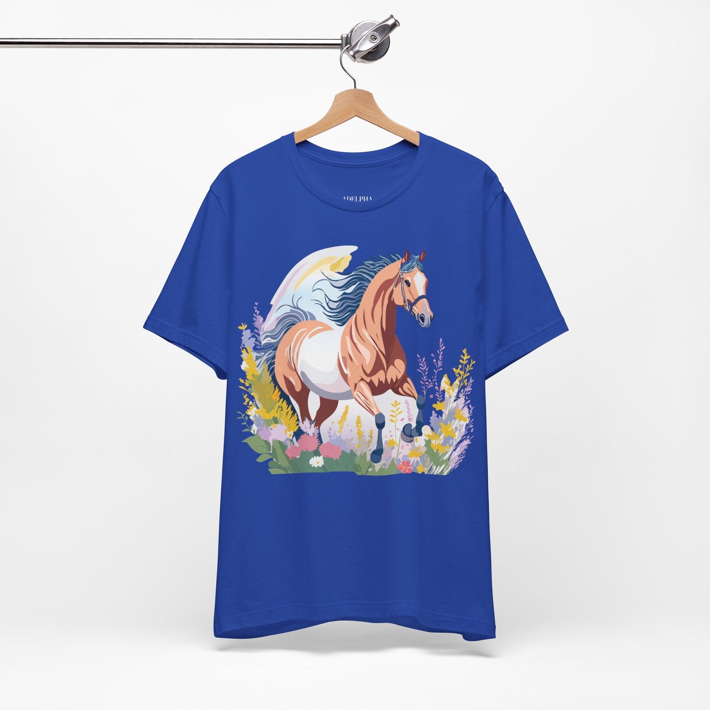 Horse Graphic Unisex 100 Cotton Vintage Animal Art T-Shirt 4