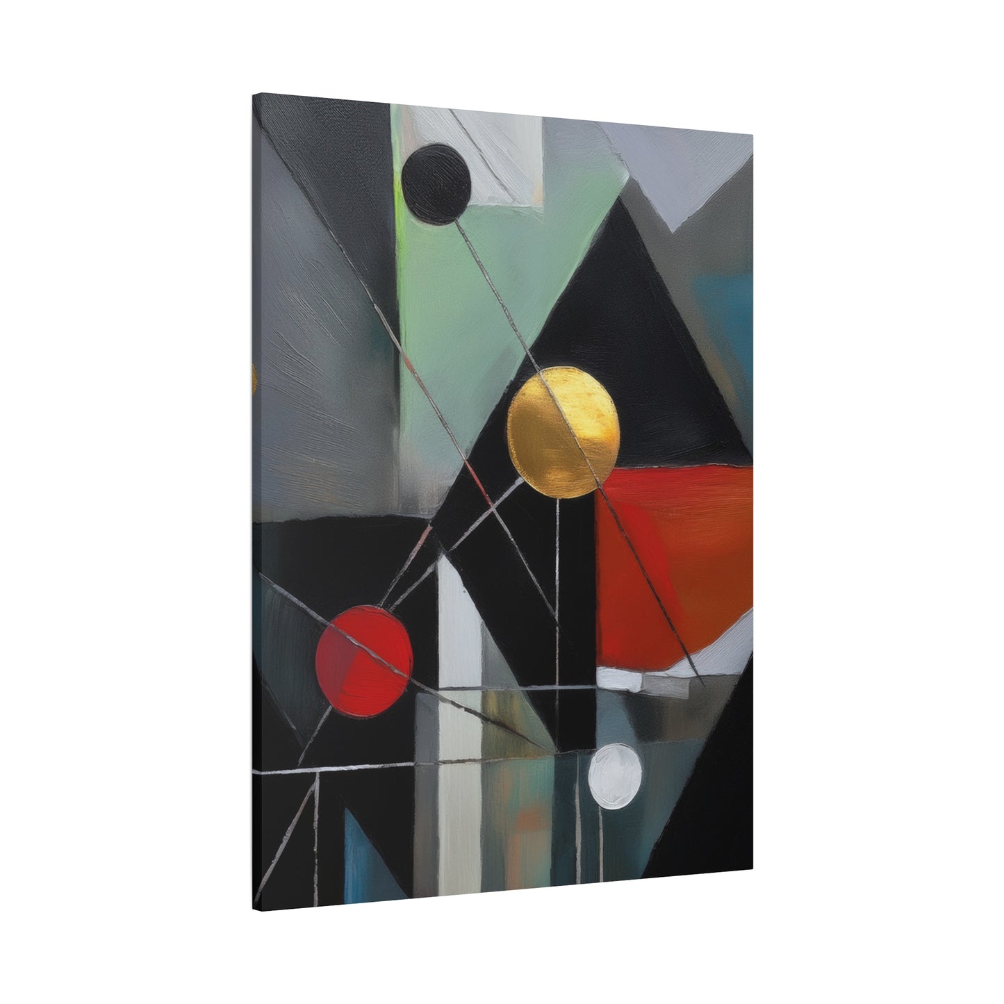 Abstract Oil Painting Print Canvas 20x24,20x30,24x30 24x32,24x36,30x40 32x48,36x48,40x60 Pine-Wood Inner Frame ABS-159