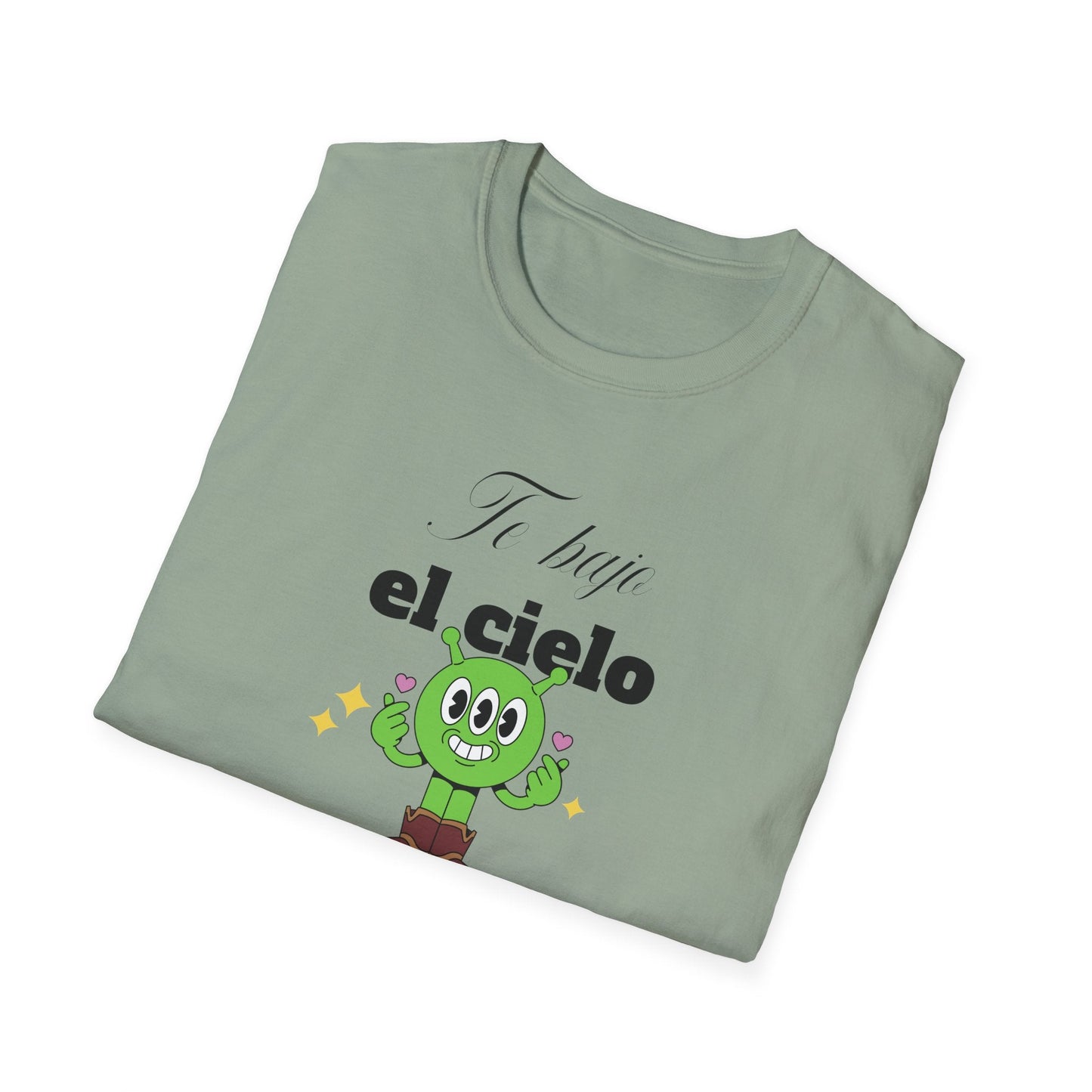 TShirt  Spanish Te llevo el cielo y las estrellas Cute Cactus Graphic