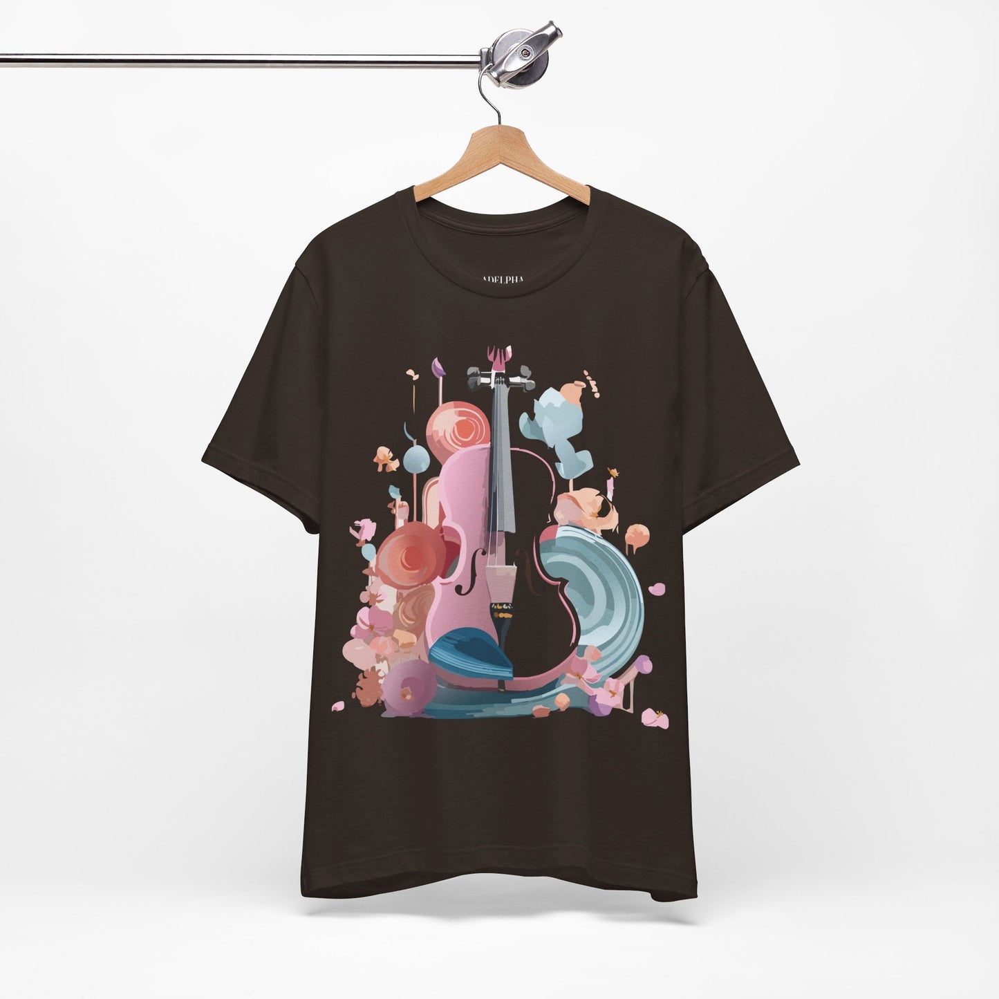 Adelpha Music Graphic T Shirt Unisex Short Sleeve Tee Vintage Inspired Artwork Edition