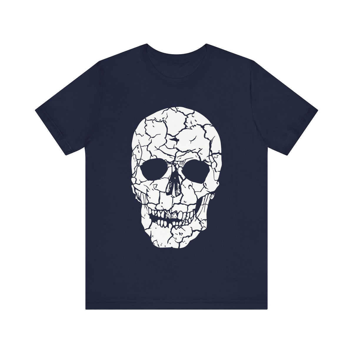 Camiseta unisex de algodón con calavera