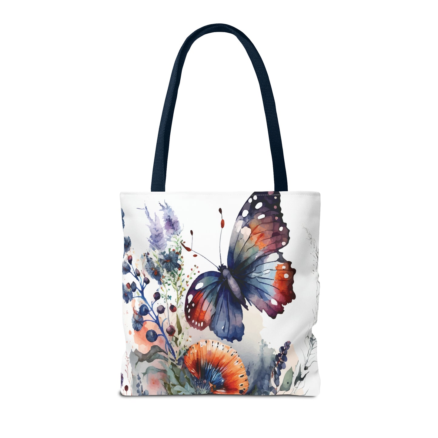 Canvas Bag with Butterfly Prints