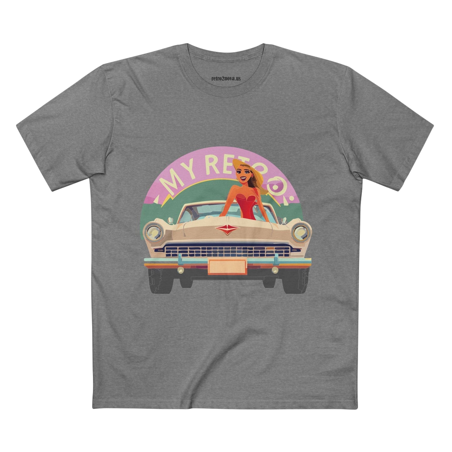 RC27 Retro Car Shirt Unisex Premium Cotton Tee With Original Art Design Retro2Nova Art Collection