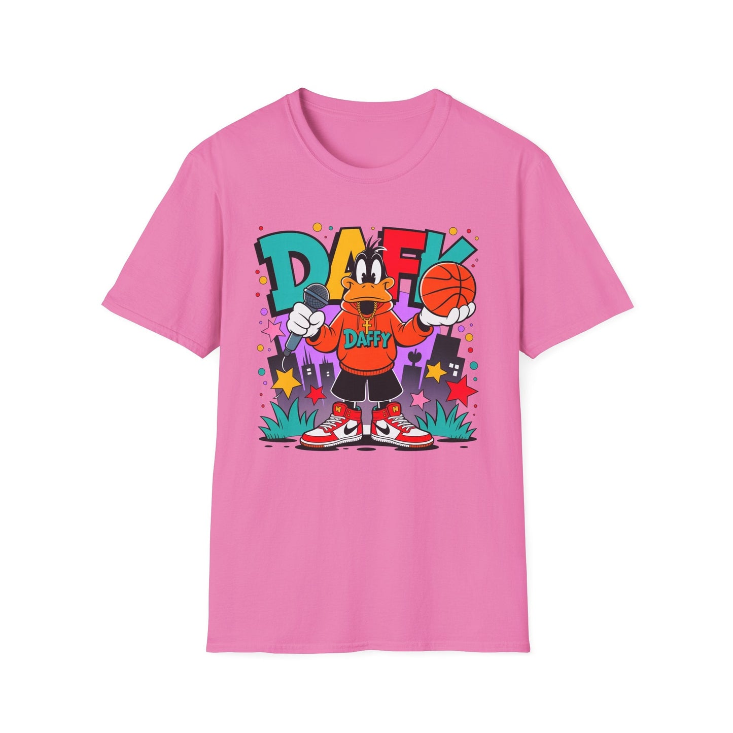 Funny Animals Cartoon T Shirt Unisex Graphic Tee Animation Shirt Softstyle Cotton
