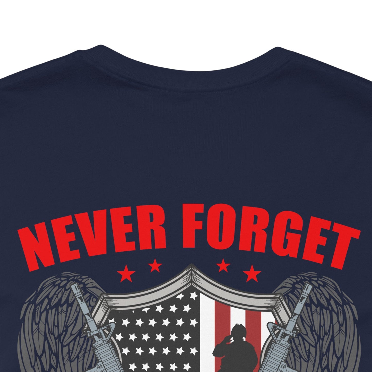 Army Veteran Patriotic Graphic Design Unisex Cotton T-Shirt v39