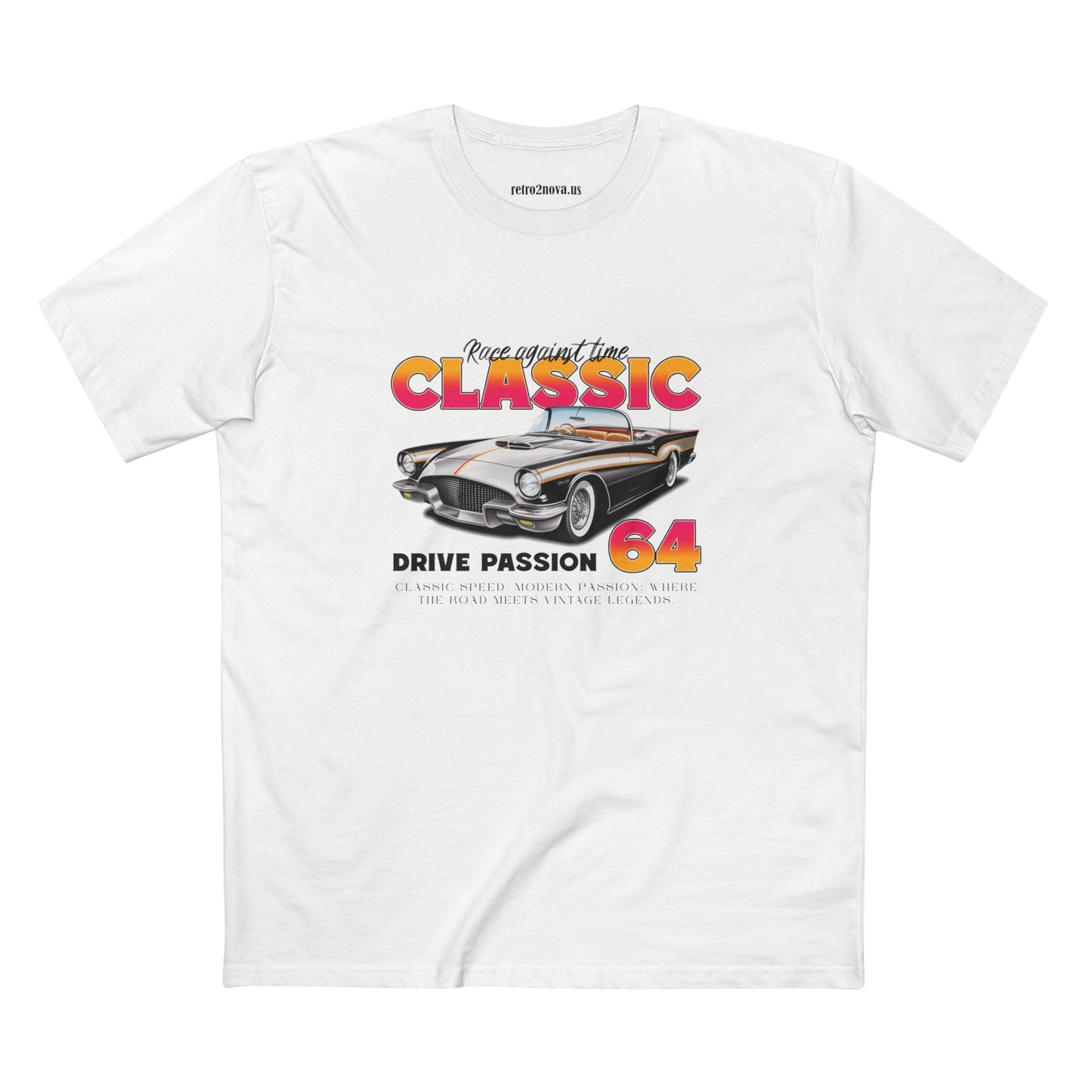 Retro Car Shirts Vintage Car Shirts Unisex Premium Cotton Tee With Original Art Design RC 16