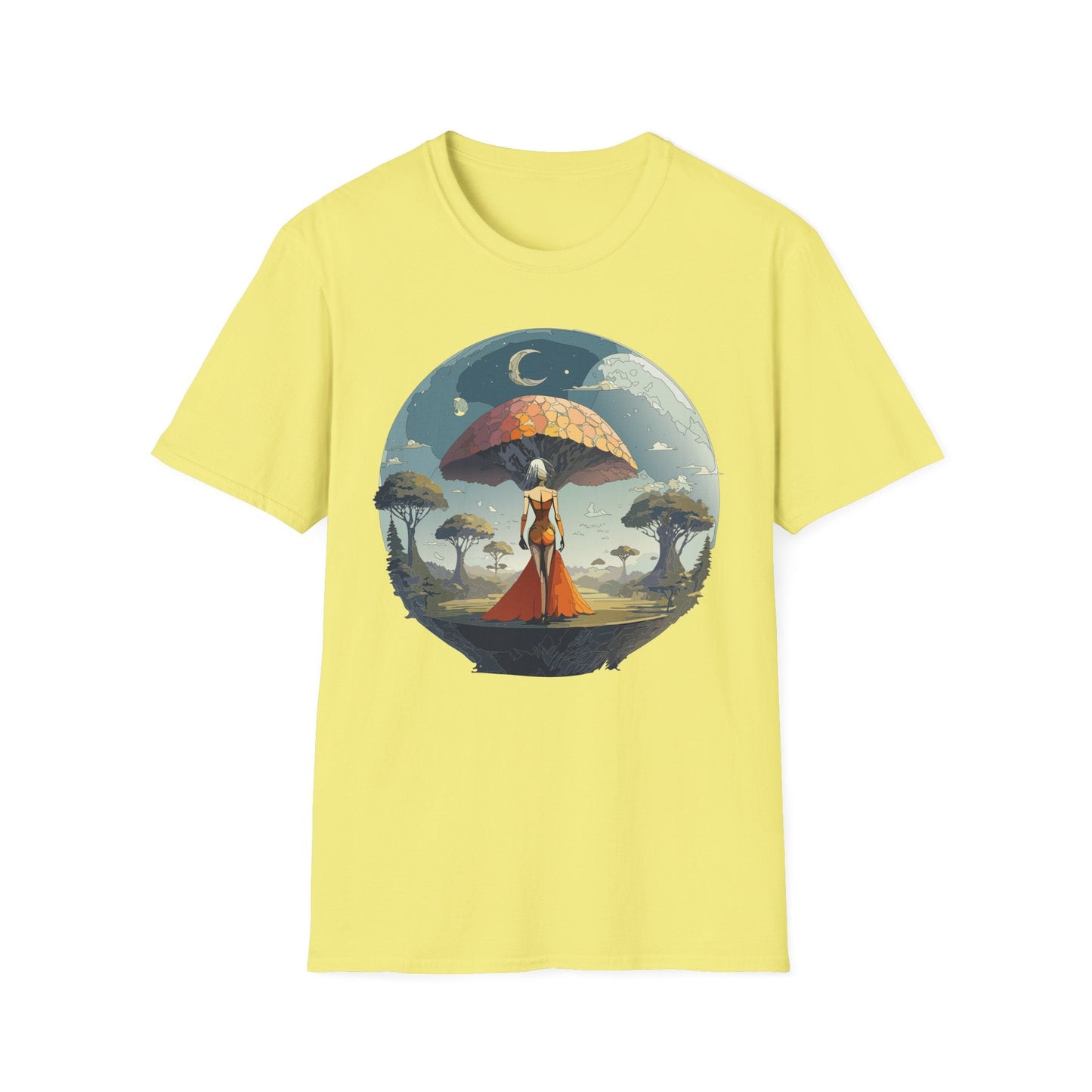 Womens Graphic T Shirts Art Design Shirt Softstyle Casual Tee 64000 Gildan Ring Spun Cotton