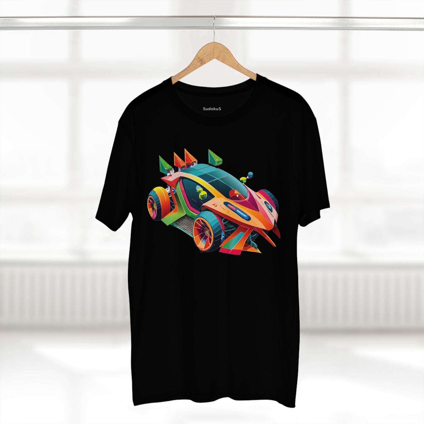 Car Graphic Unisex 100 Cotton Staple Tee 25