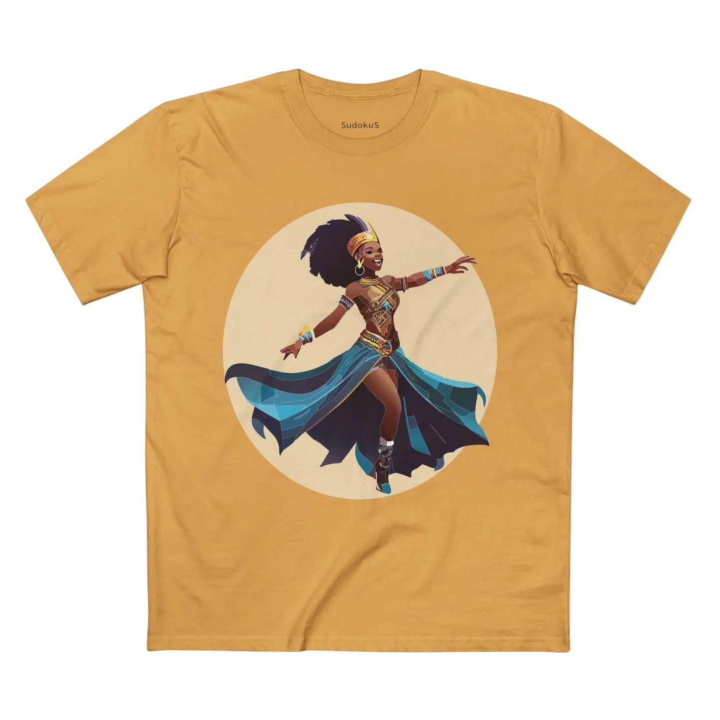 Dancer Graphic Unisex 100 Cotton Staple Tee 10