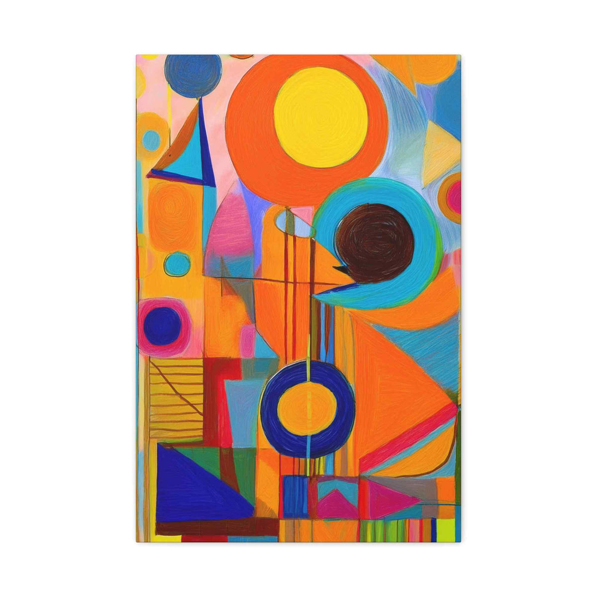 Abstract Painting Print Canvas 20x24,20x30,24x30, 24x32,24x36,30x40, 32x48,36x48,40x60 Pine-Wood Inner Frame ABS-12