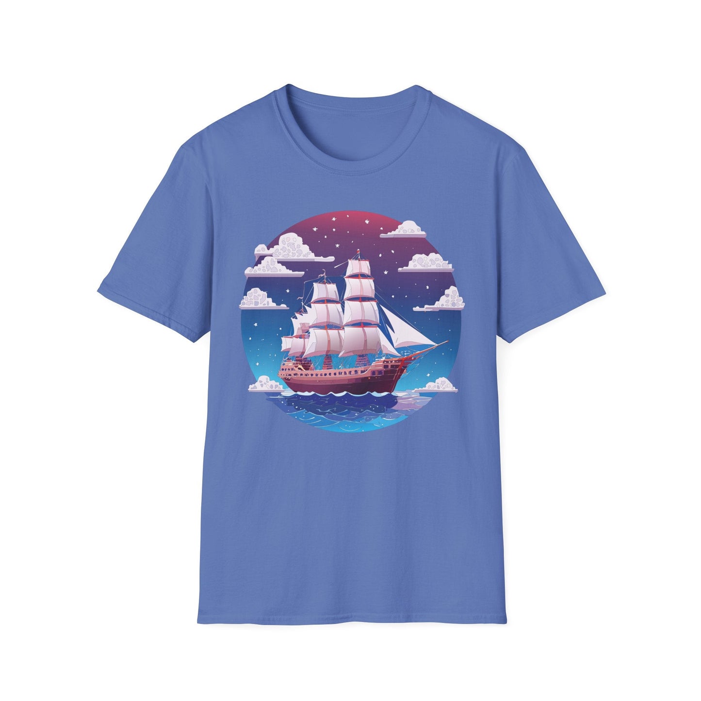 Ship T Shirt Frigate T Shirt Vessel Tee Shirt Unisex Softstyle 100 Percent Ring Spun Cotton