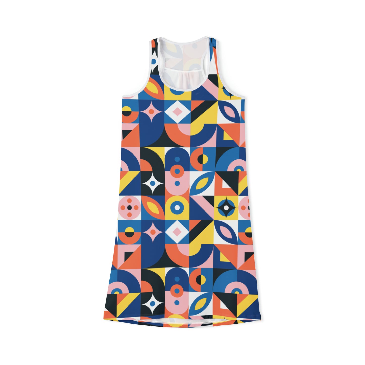 Summer Dress with abstract prints