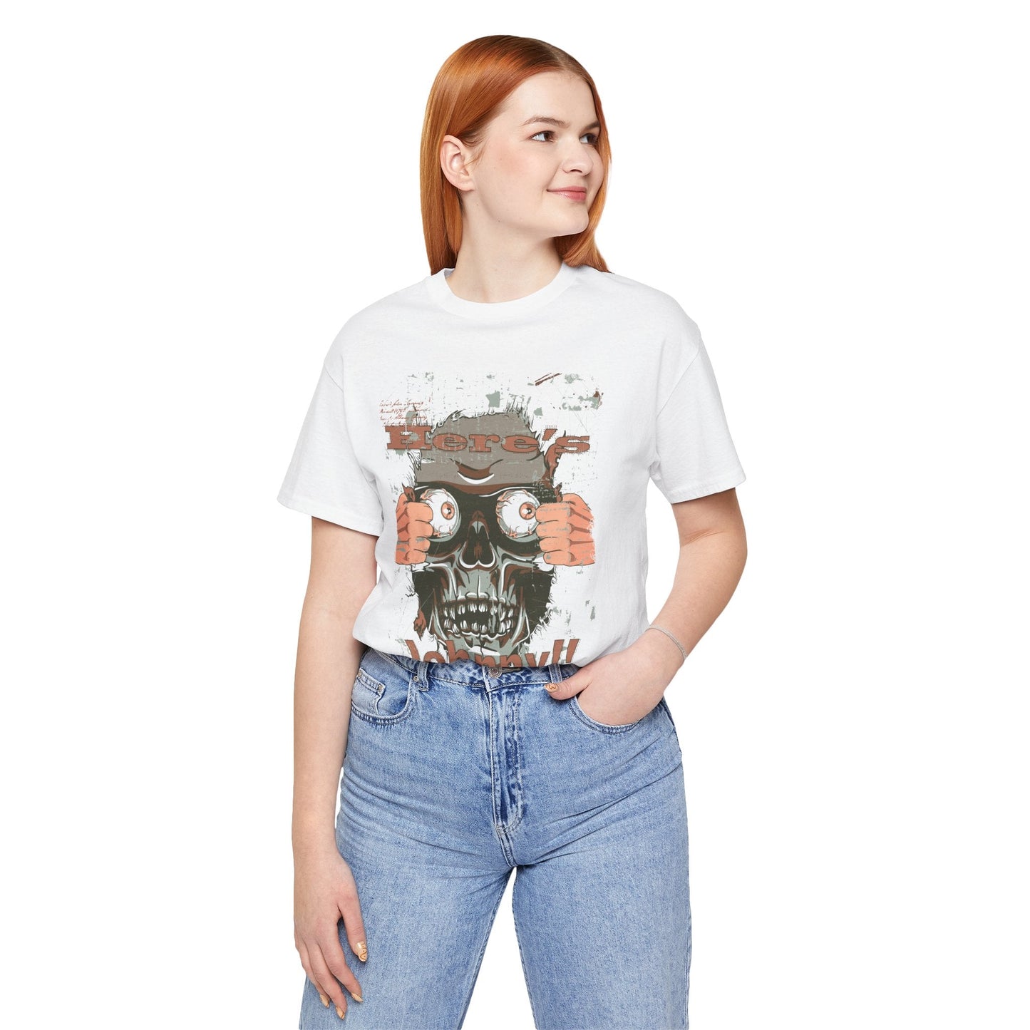 Skull Graphic Unisex Cotton T-Shirt r8