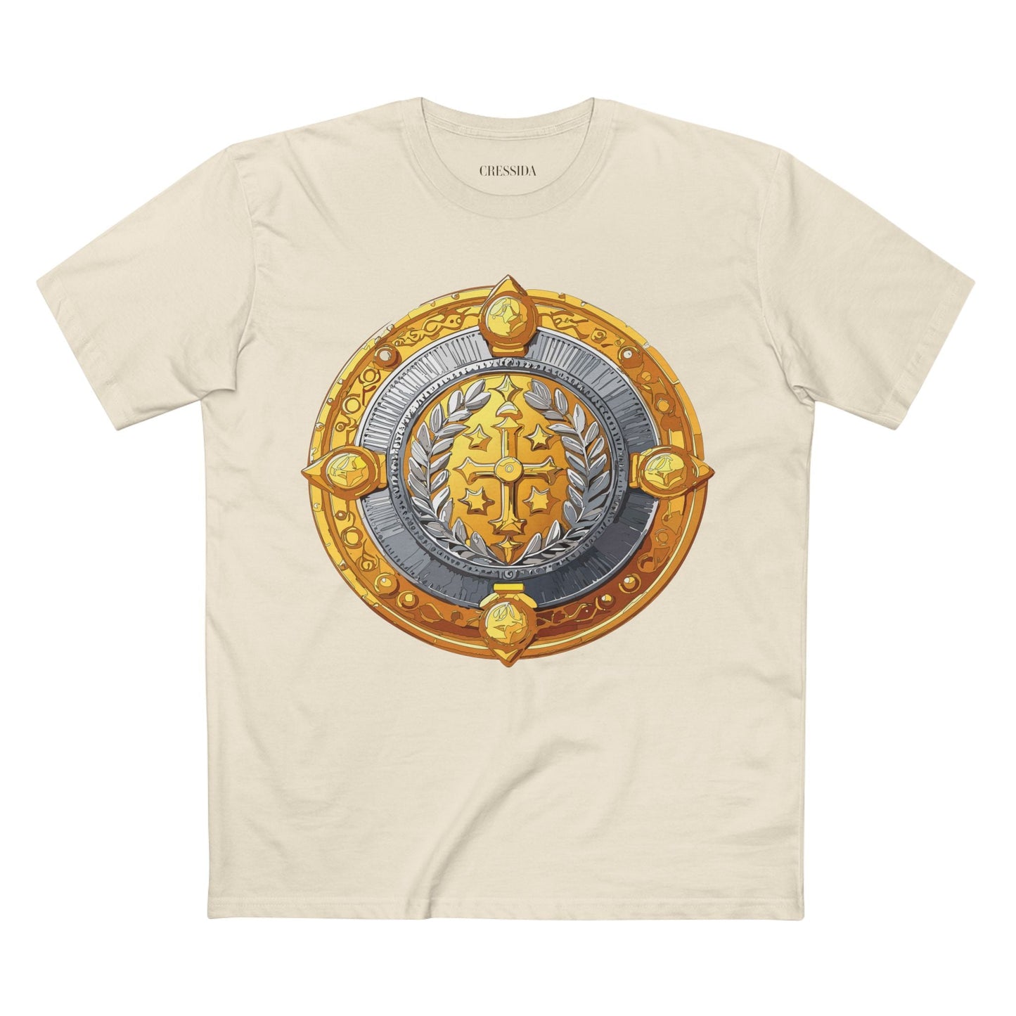 Antique Gold Coin Graphic Design T-Shirt Unisex 100 Cotton With Golden Print Artwork Tee 12