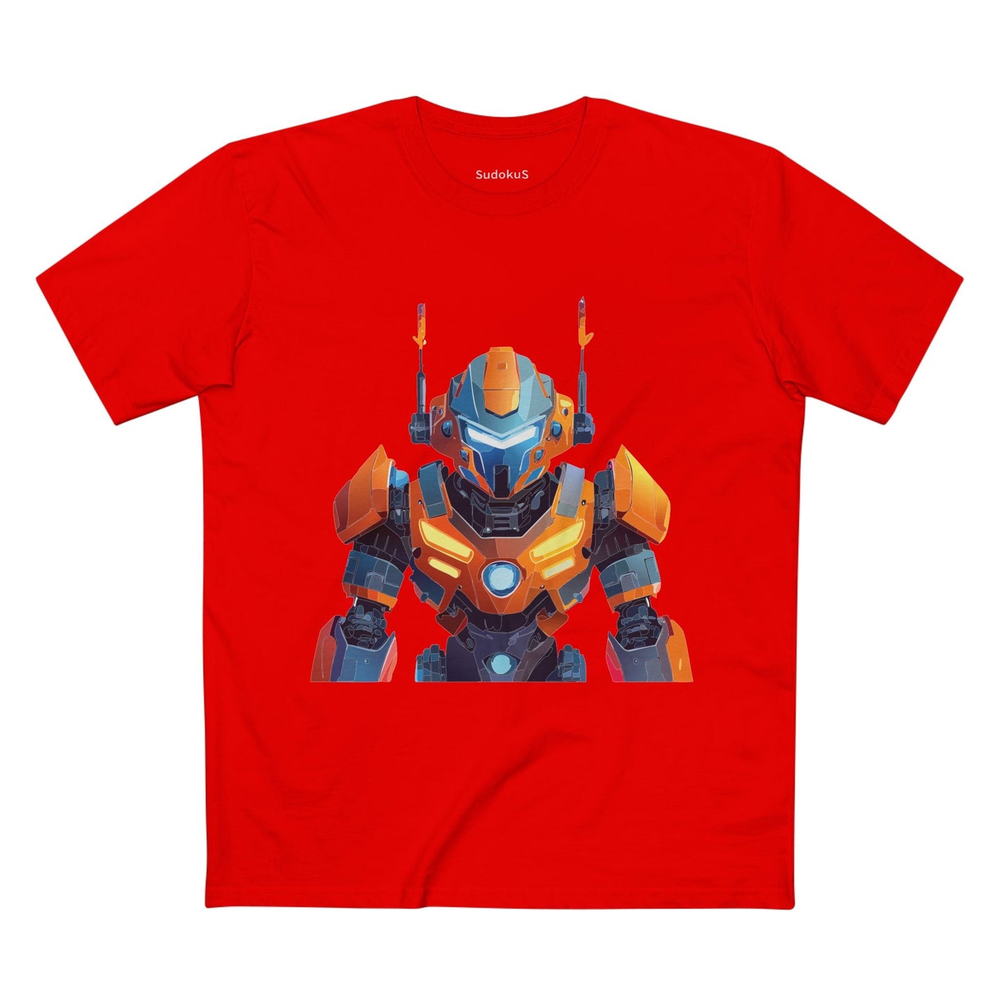 Cyborg Robot Graphic Unisex 100 Cotton Staple Tee 3