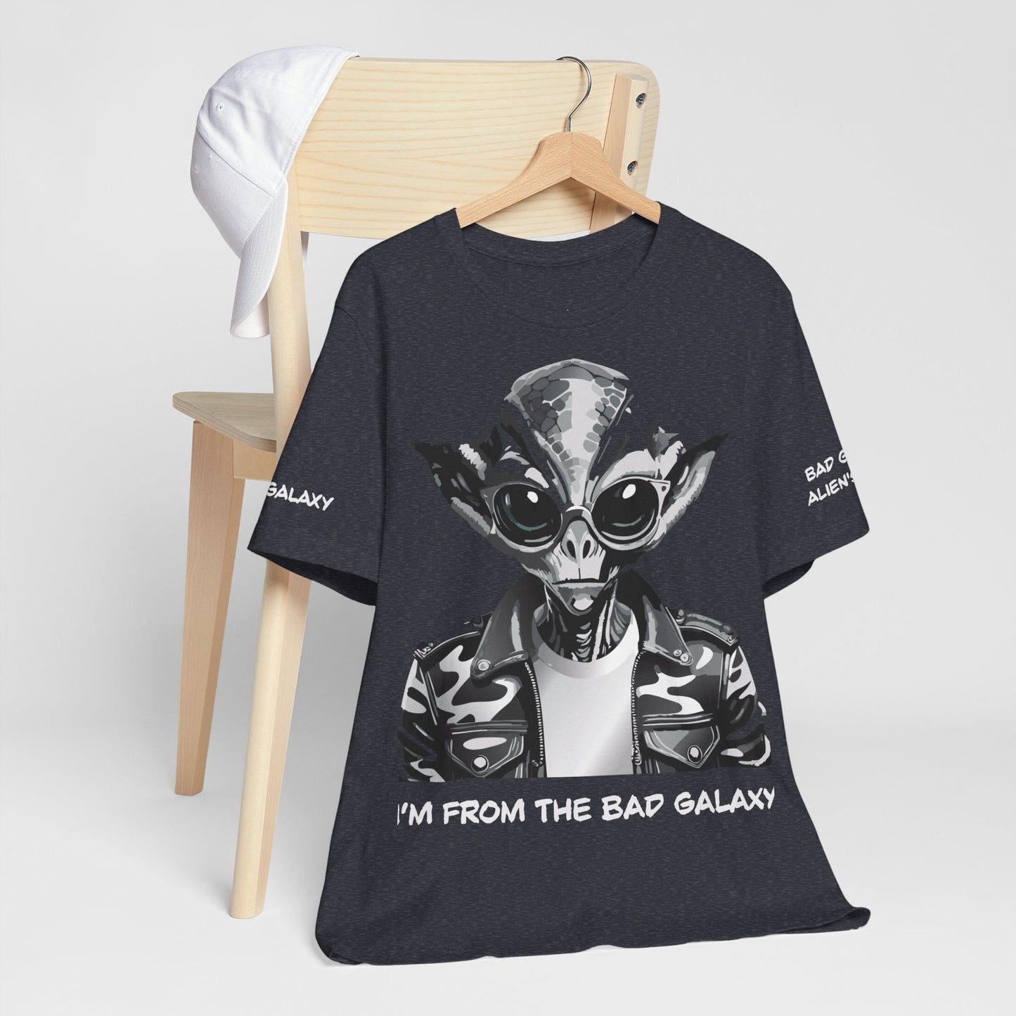 Alien T Shirt From Bad Galaxy Made To Order 100 Cotton Eco Friendly Inks Soft Comfortable