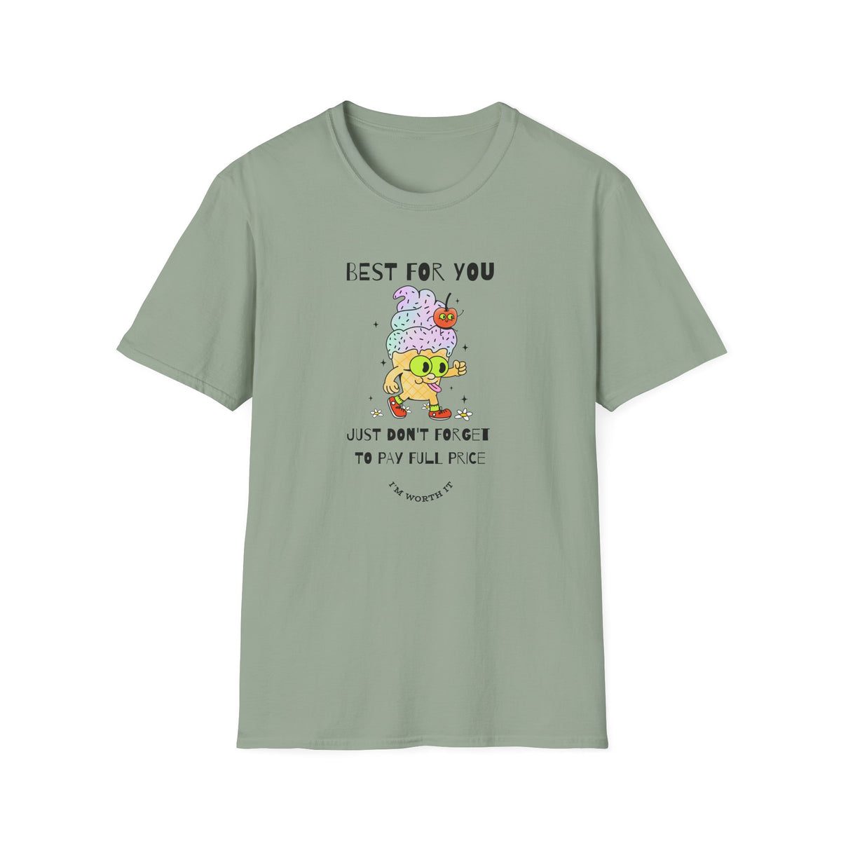 Funny Food Cartoon Graphic Tee Gildan Unisex 100 Cotton Tee Shirt r203