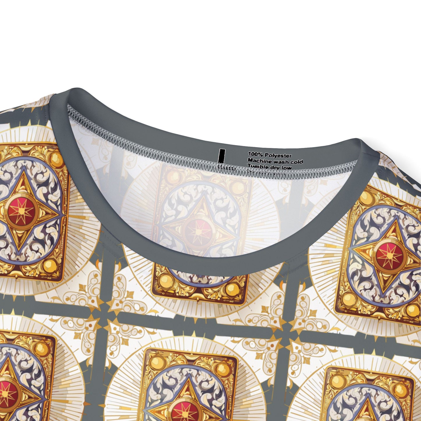 Card Deck Graphic T-Shirt, Art Design Poly Shirt, All Over Print Graphic Tee, Playing Cards T-Shirt, Playing Cards Tees