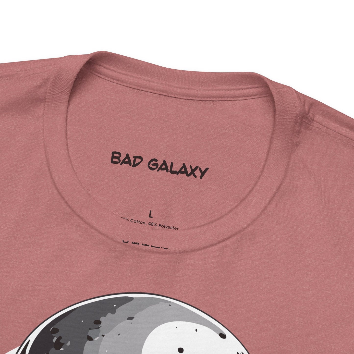 Tee Shirt With Alien From Bad Galaxy Made To Order One Hundred Percent Cotton Eco Inks Free Shipping