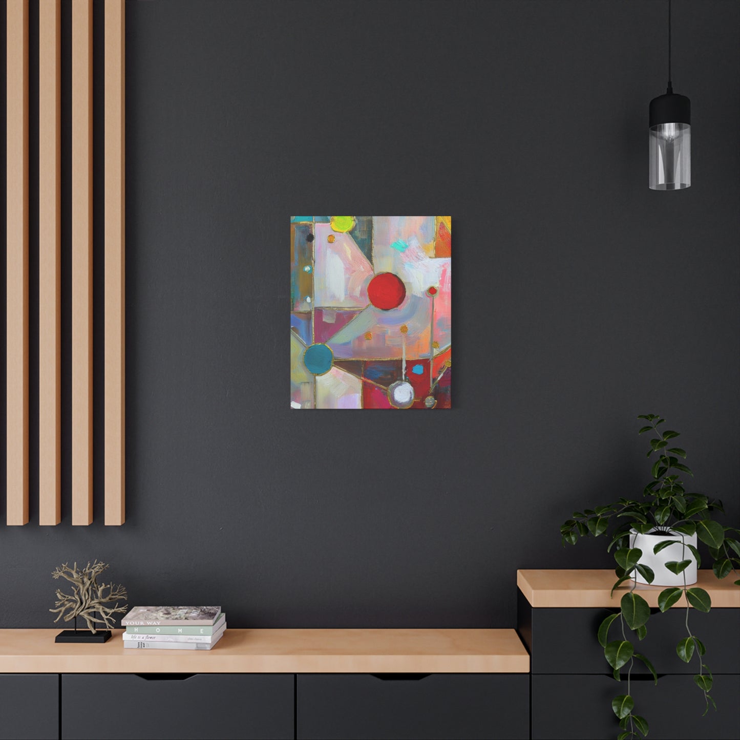 Abstract Oil Painting Print Canvas 20x24,20x30,24x30 24x32,24x36,30x40 32x48,36x48,40x60 Pine-Wood Inner Frame ABS-175