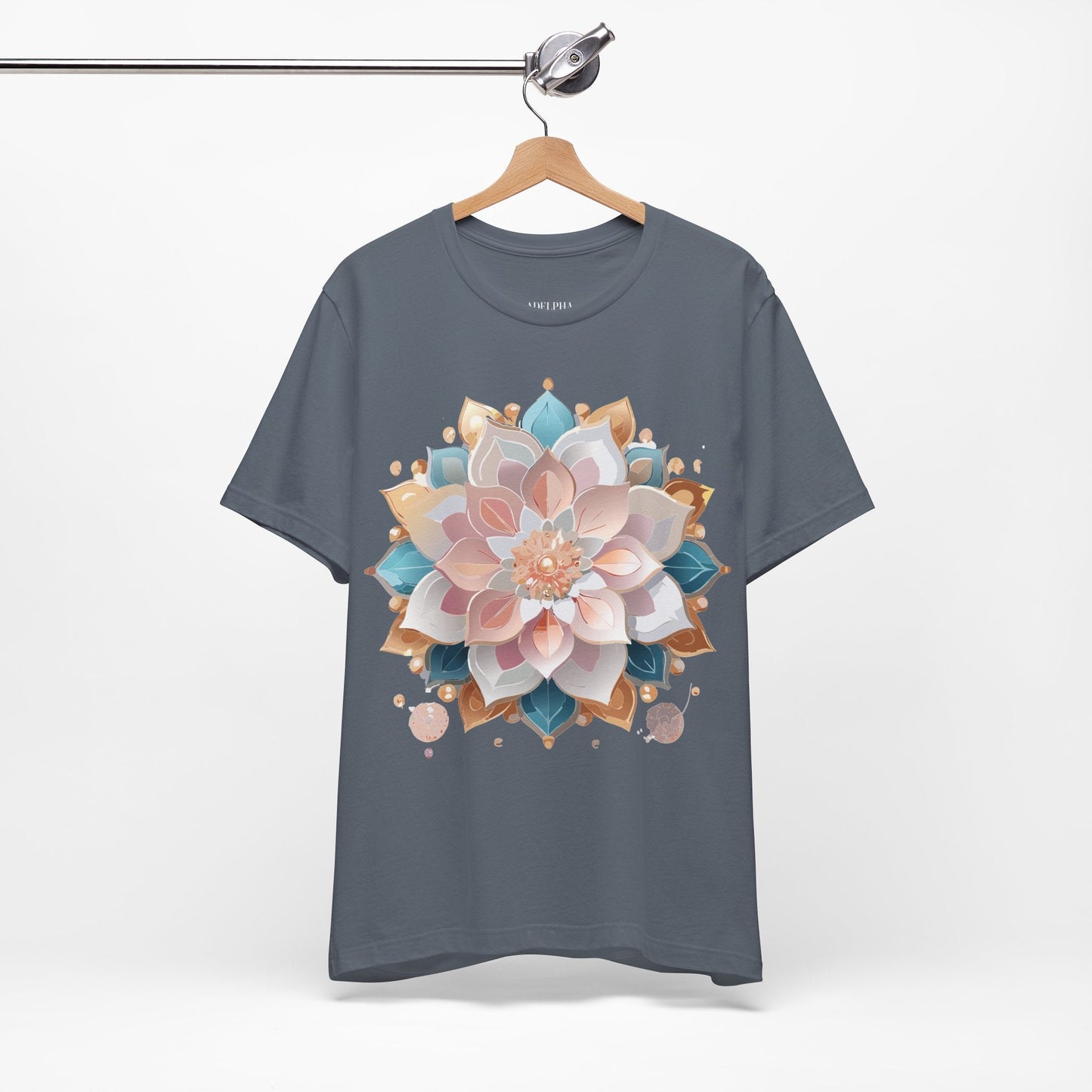 Adelpha Mandala Graphic Tee Unisex Jersey Short Sleeve Vintage Inspired Artwork Edition