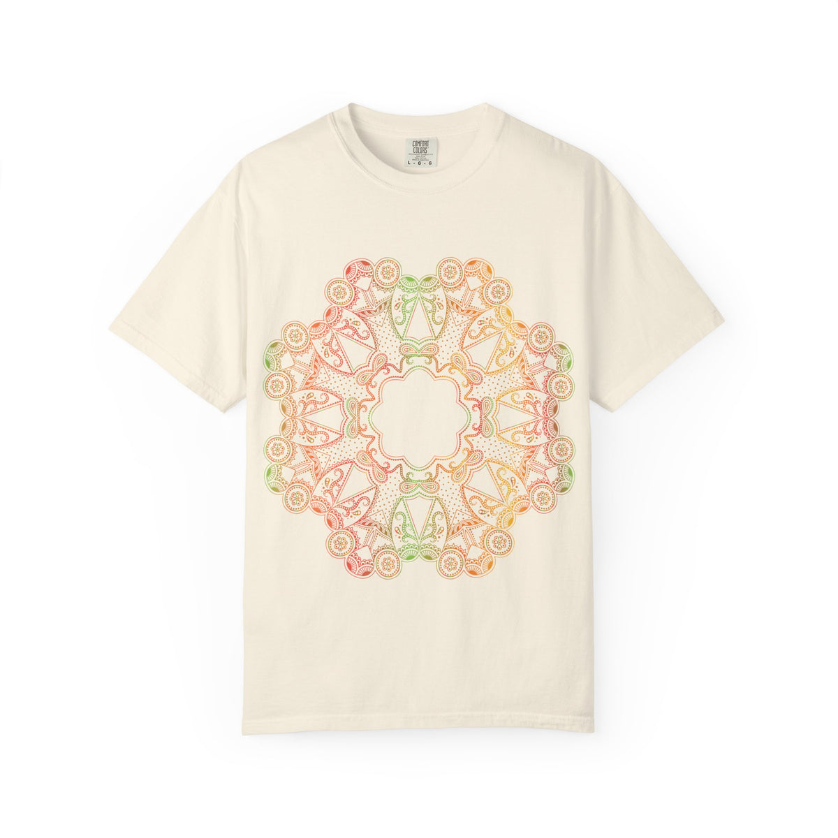 Mandala Graphic Tee Unisex 100 Cotton Comfort Colors T-Shirt 190