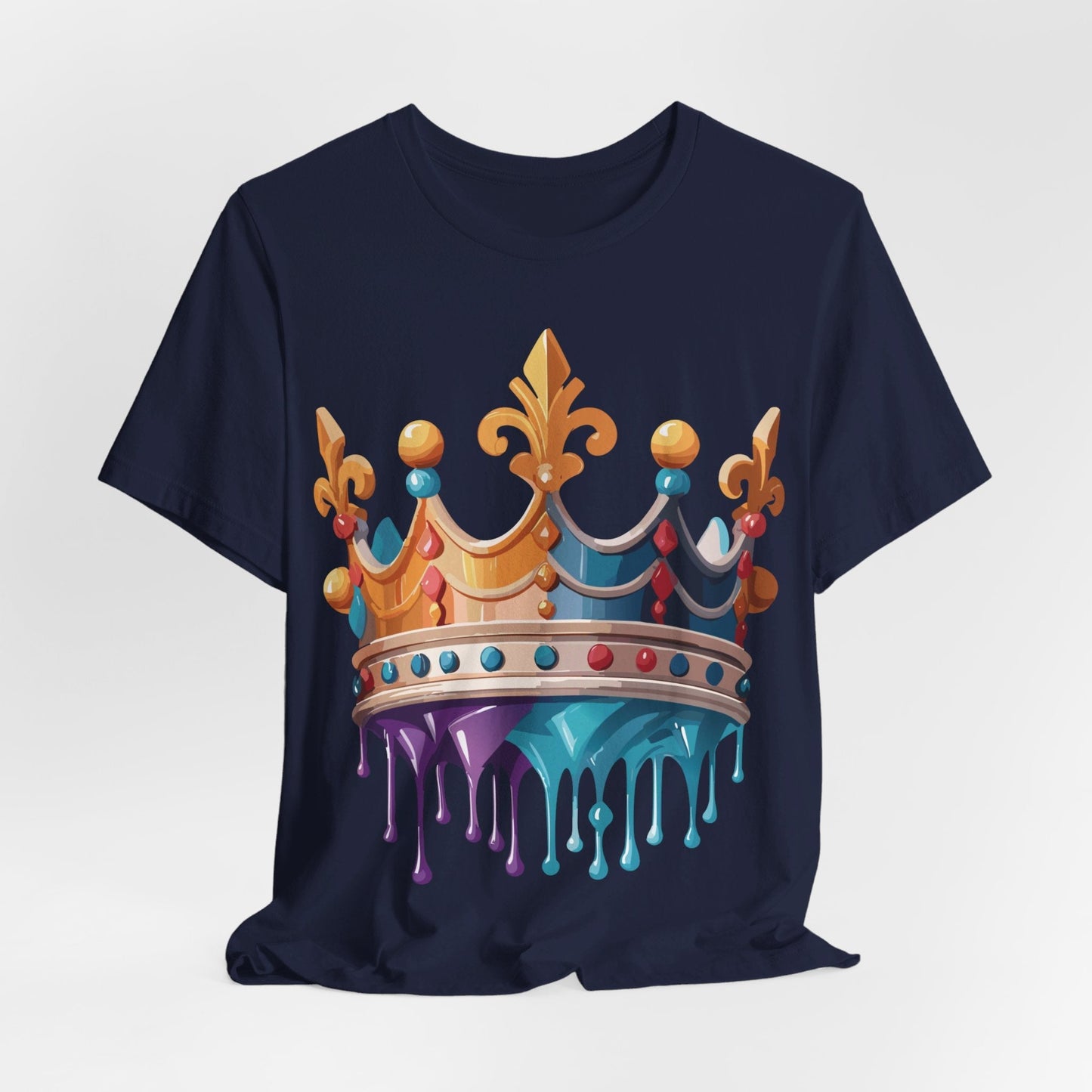 Adelpha Crown Graphic Tee Unisex Vintage Inspired Art Design Short Sleeve Shirt