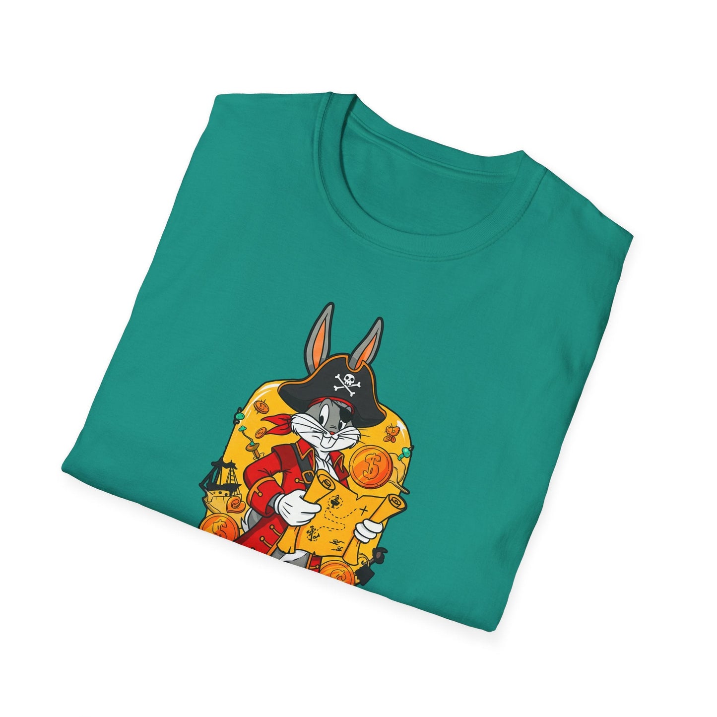 Cartoon Bunny Graphic Unisex Cotton Animal Animation Artwork Design Tee 29