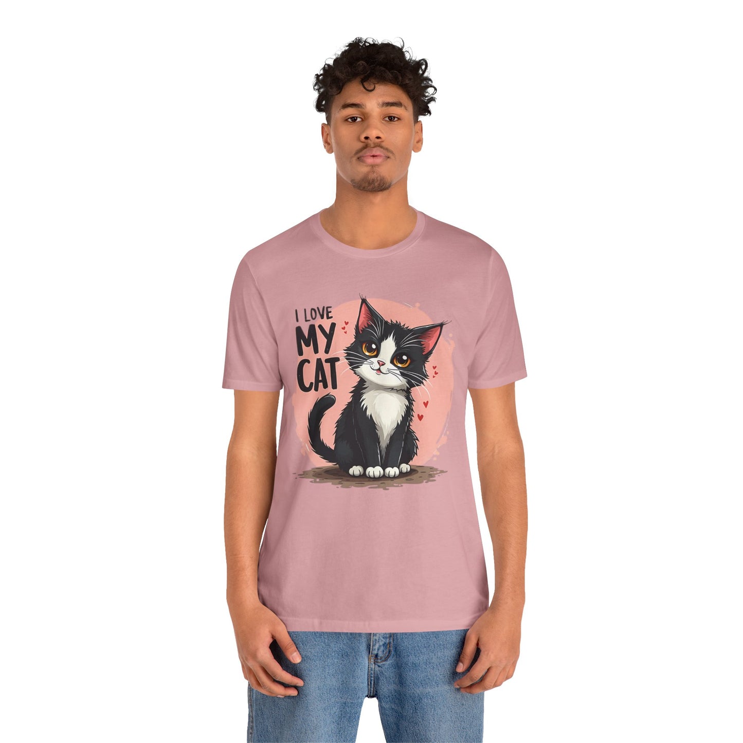 I Love My Cat Shirt, Cat Tee Shirt, Funny Kitty T-Shirt, Kitty Top, Animal Tees, Funny Animal T-Shirt, Graphic Tee