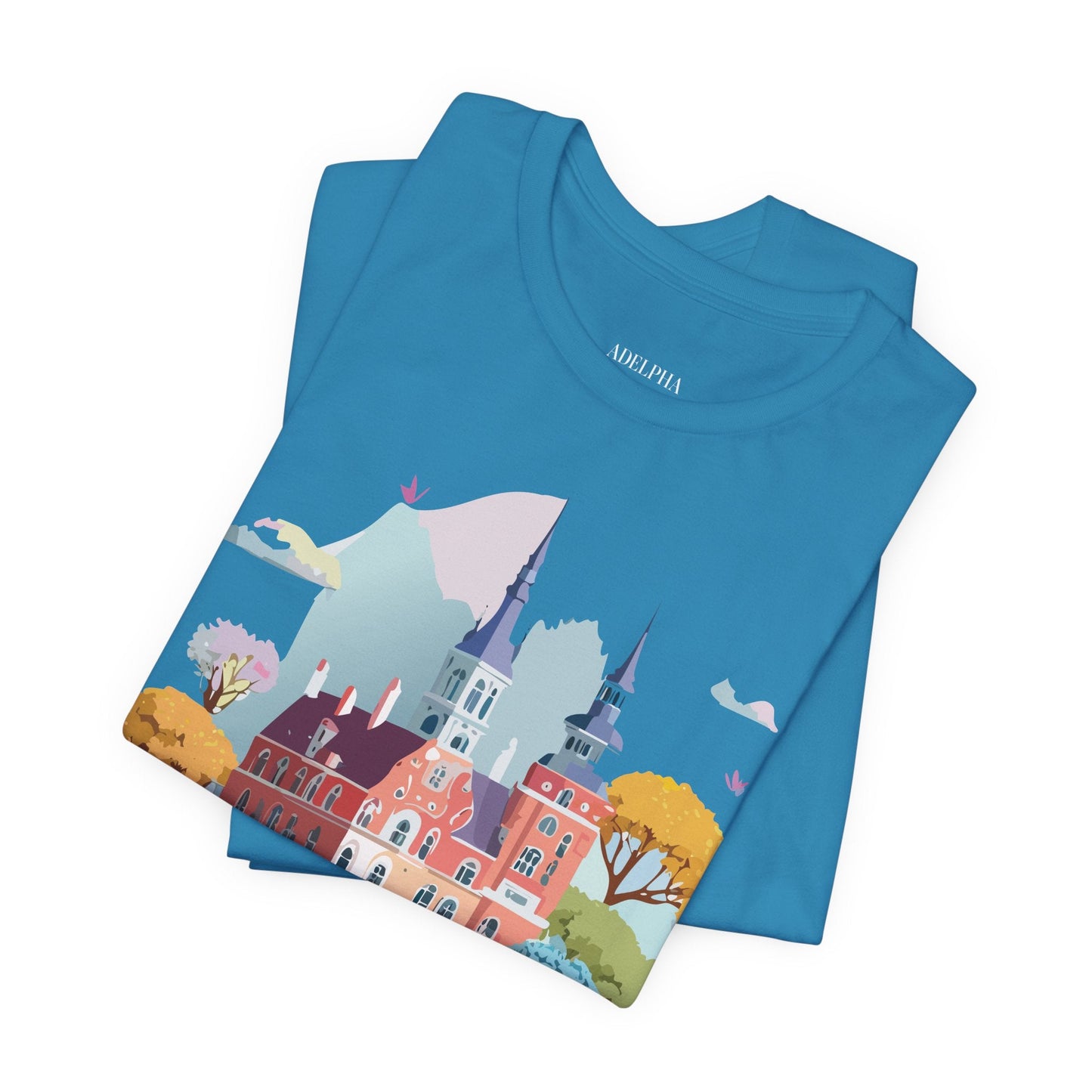 Germany Tourist Shirt Graphic Tee Unisex Vintage Inspired Design Adelpha Short Sleeve