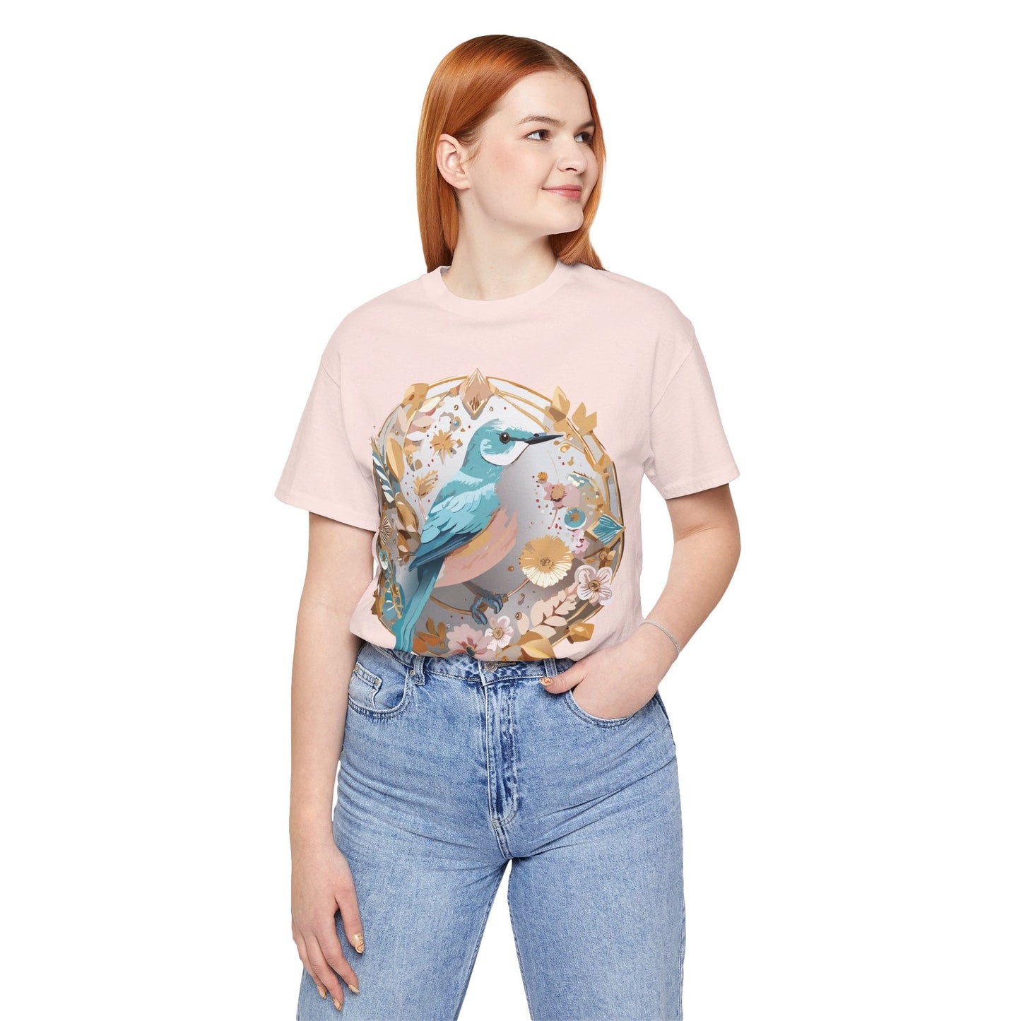 Adelpha Medallion Shirt Unisex Graphic Tee With Vintage Inspired Artwork Short Sleeve Jersey