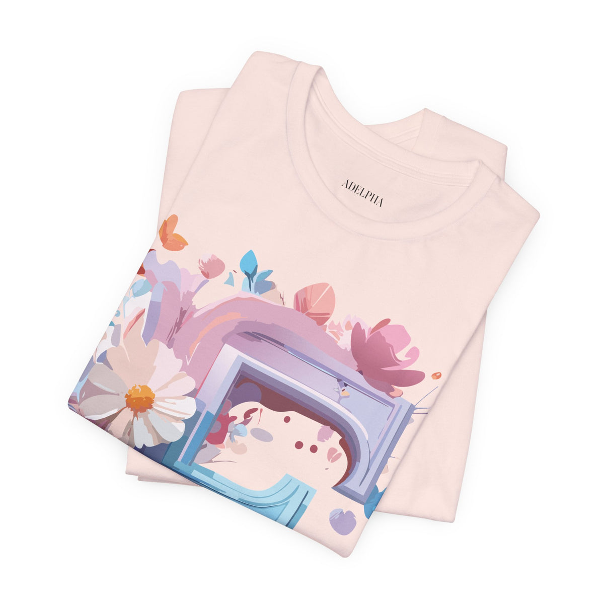 Letter F Graphic Unisex Cotton Bella+Canvas Tee with Art Letter Design