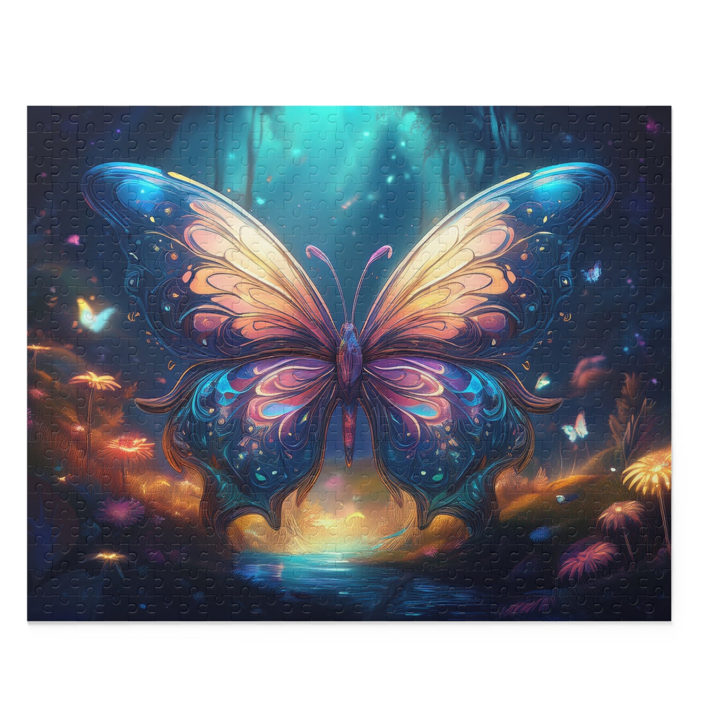 Butterfly Puzzle 500-Chipboard Pieces in Box | Kids Puzzles Size: 16" x 20",  Ages 9+ and Family pn2